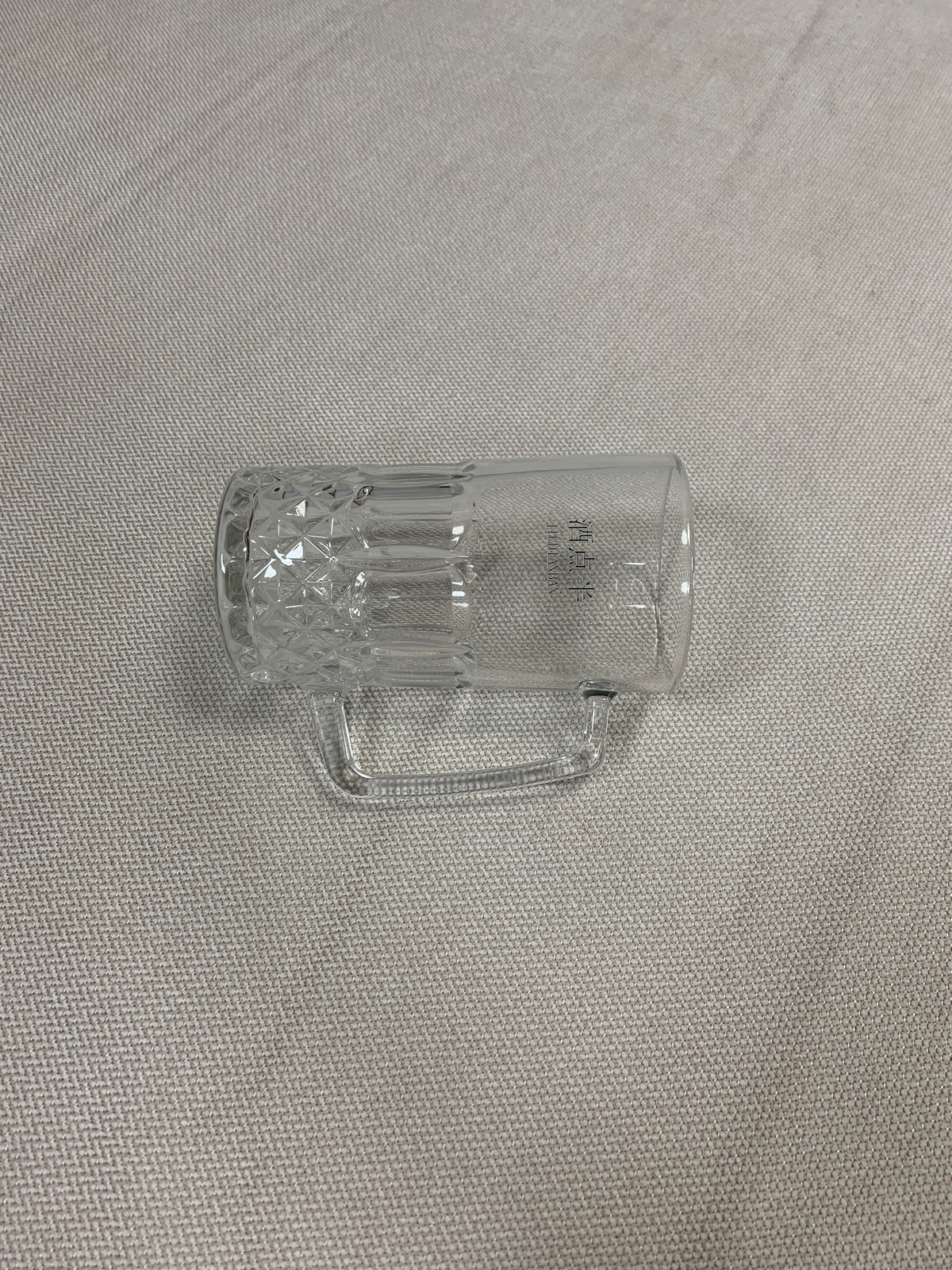 JIUDIANBAN     Glass mugs Clear Thick Wall Drinking Cup for Beer, Water, Beverage