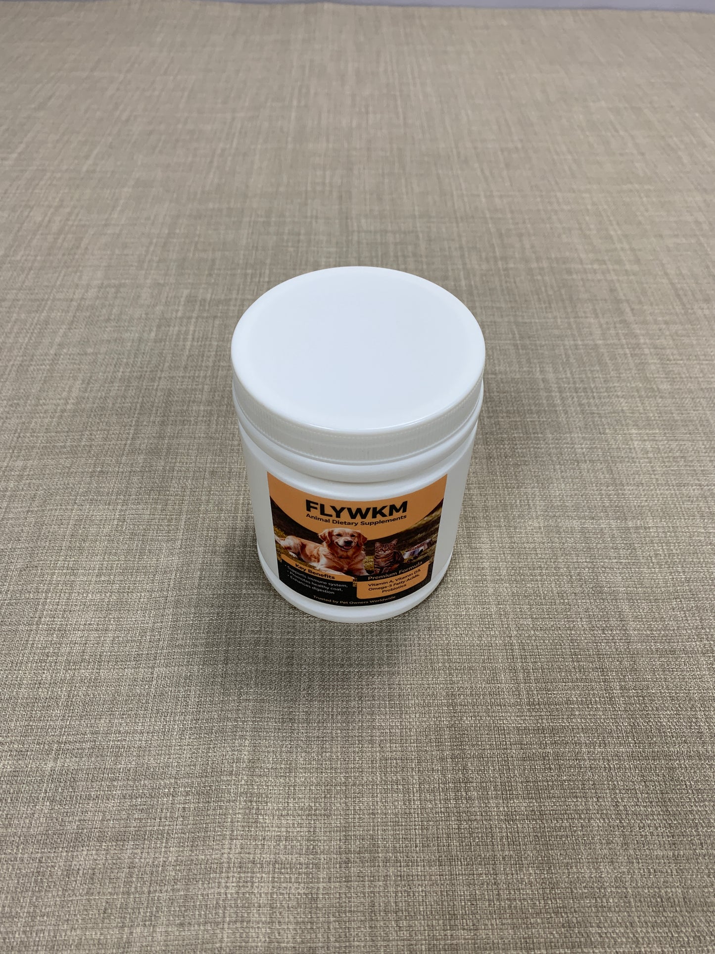 FLYWKM  Dietary supplements for animals Multivitamin Probiotic Powder for Dogs & Cats Skin Coat Immune Support