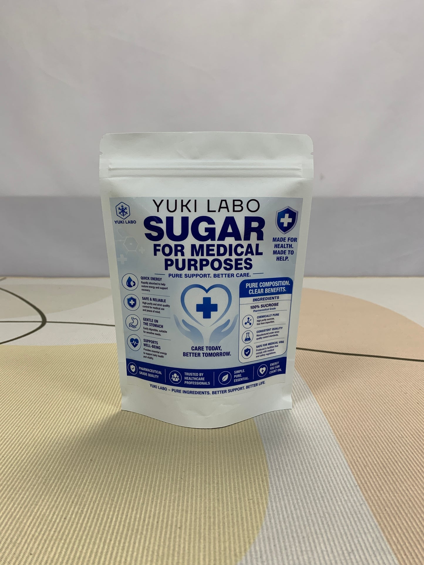 YUKI LABO   Sugar for medical purposes Low Impurity Medical Sugar Raw Material for Oral Liquid & Infusion Production