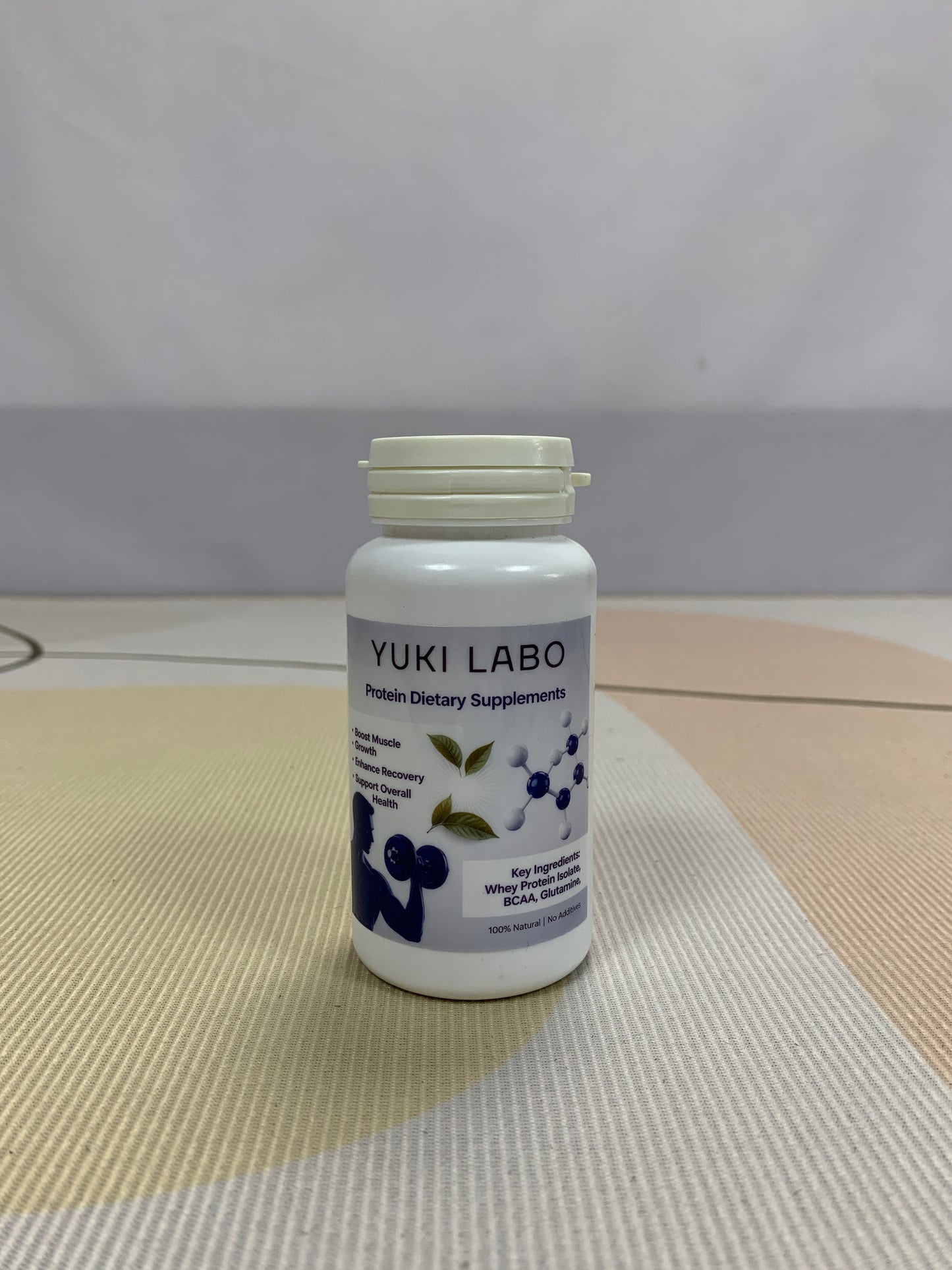 YUKI LABO  Protein dietary supplements Whey & Plant Based Protein Powder for Fitness Muscle Recovery Daily Nutrition Supplement