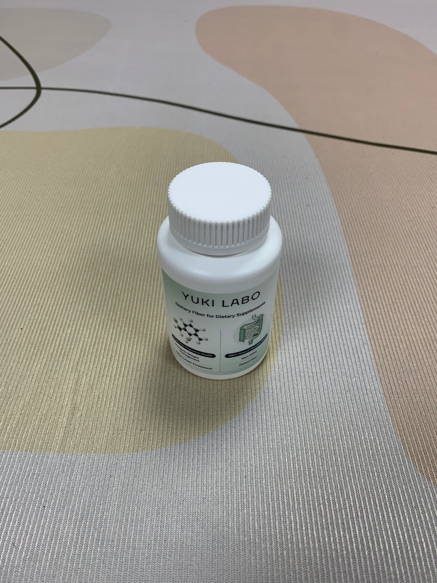 YUKI LABO  Dietary fiber for use as an ingredient in the manufacture of dietary supplements High Purity Plant-Based Fiber Powder, Prebiotic Gut Health Raw Material for Capsules