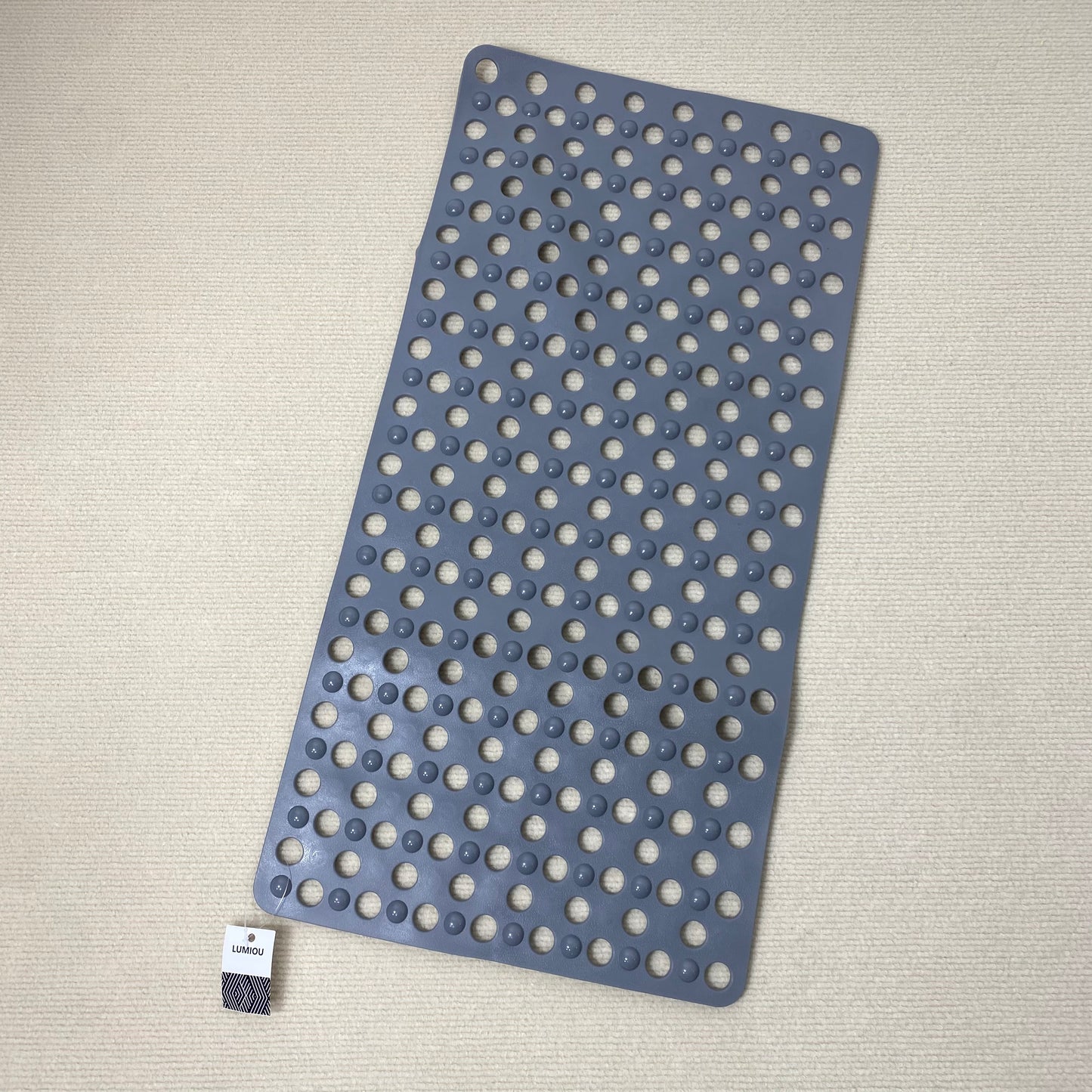 LUMIOU Bath mats of plastic Washable Bathtub Floor Mats