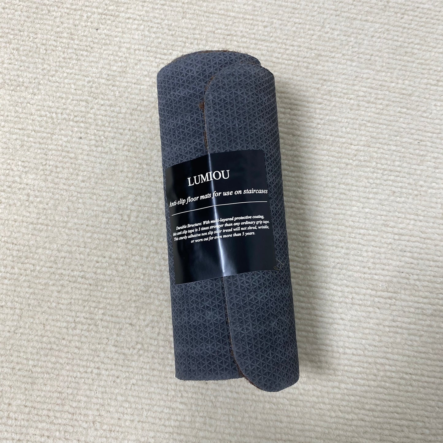 LUMIOU Anti-slip floor mats for use on staircases Carpet Treads Indoor with Reusable