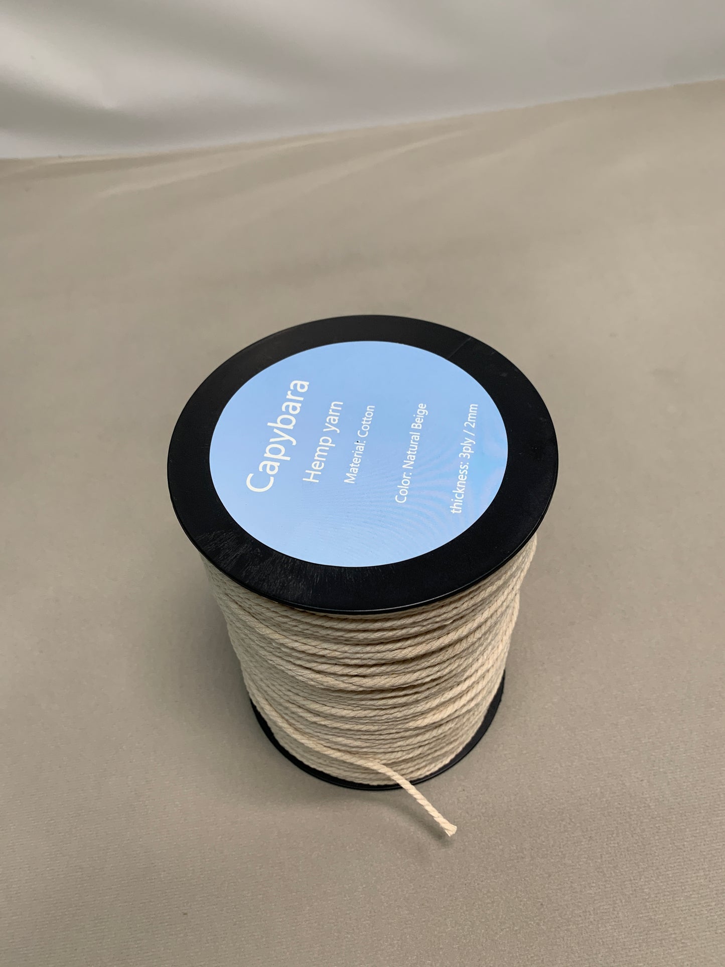 Capybara Hemp yarn Long Brown Twine String Rope for Crafts, Gift Wrapping, Holiday Decorations