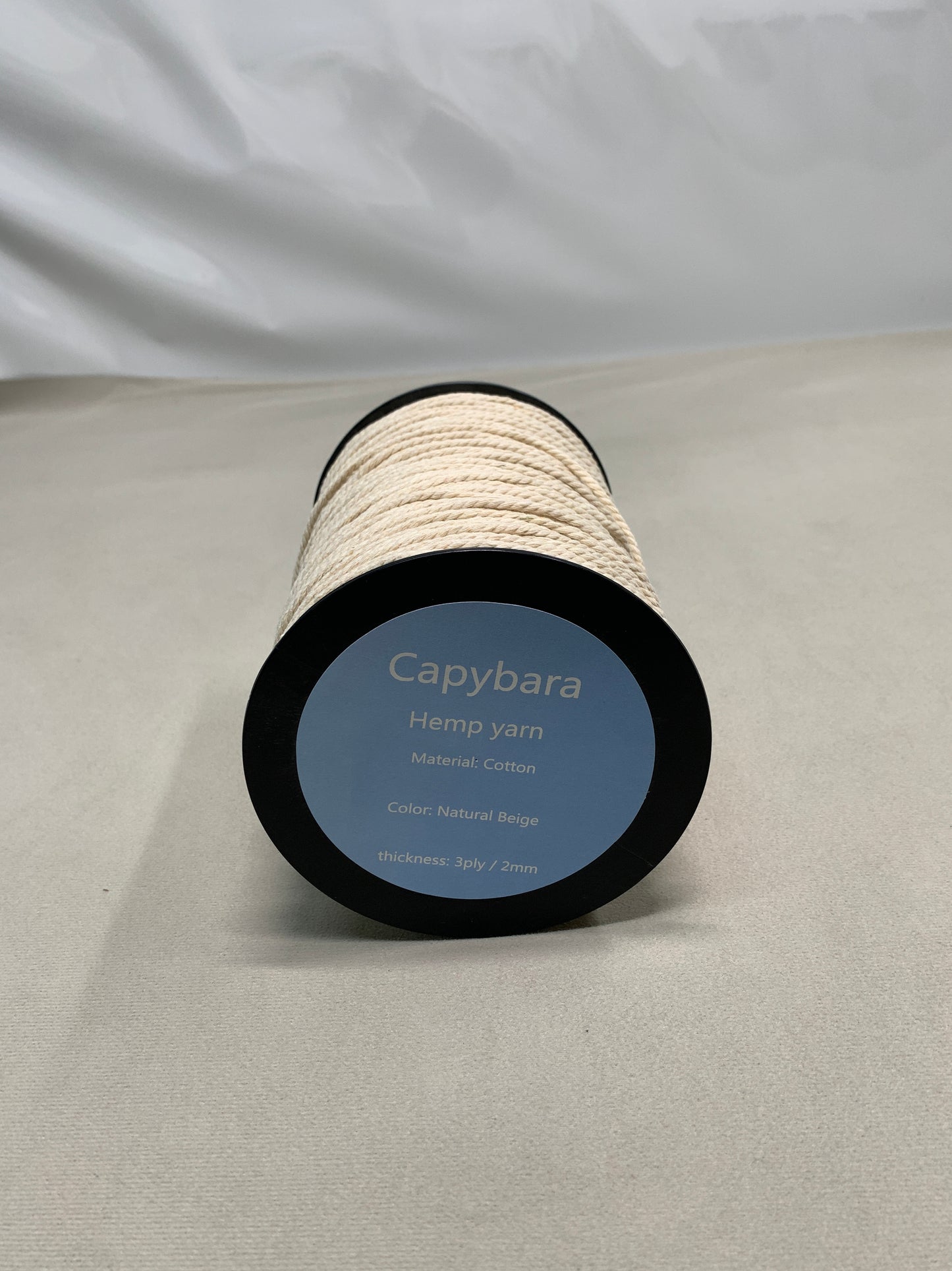 Capybara Hemp yarn Long Brown Twine String Rope for Crafts, Gift Wrapping, Holiday Decorations
