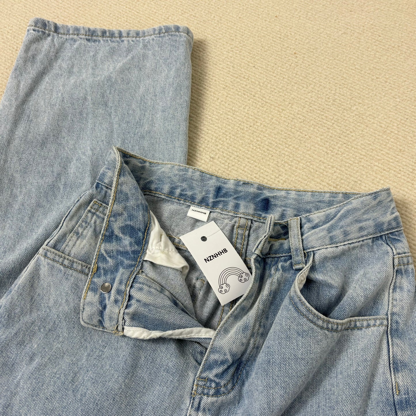 NZNHHB Jeans High stretch fabric, comfortable and breathable, easy to move, long time wearing is not easy to deformation