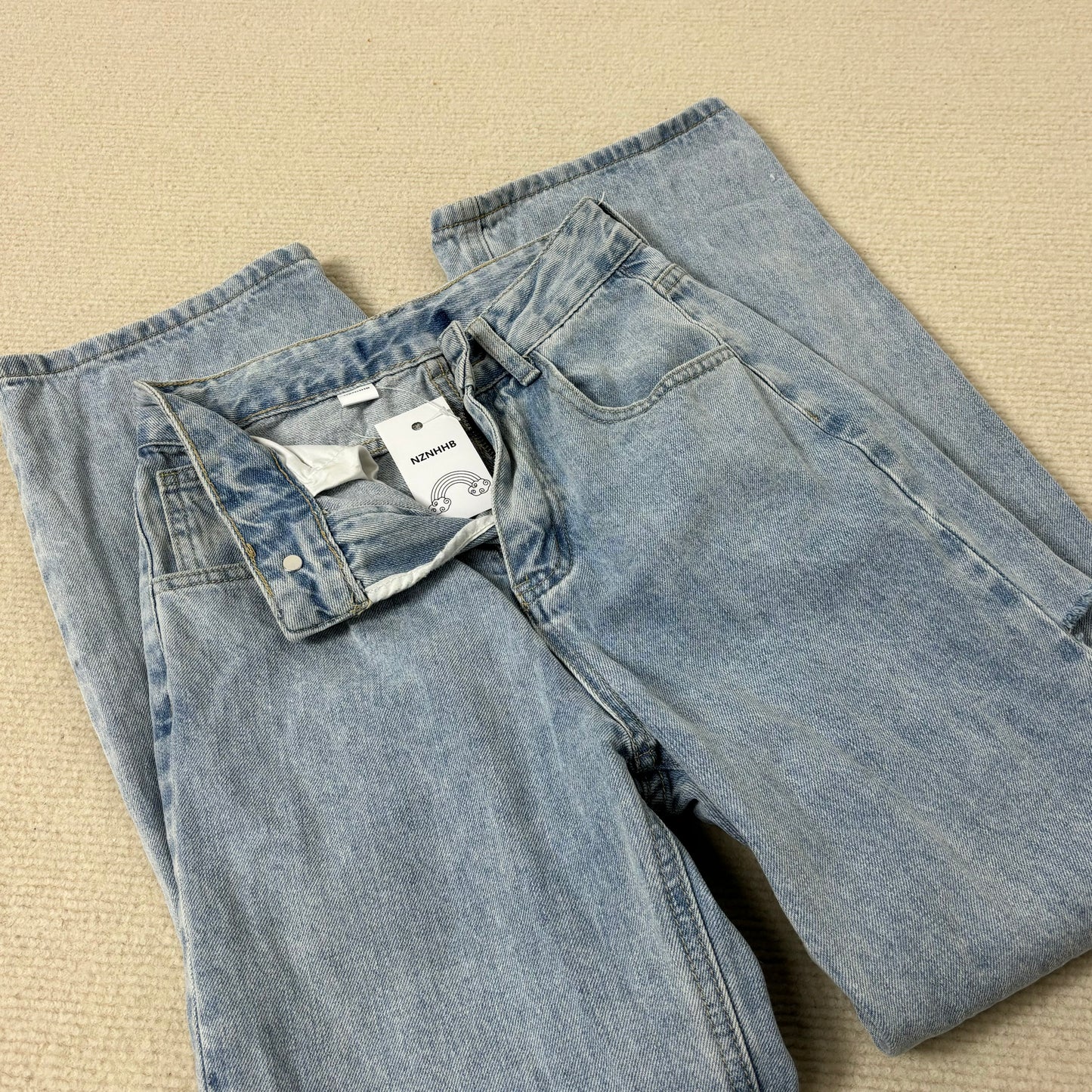 NZNHHB Jeans High stretch fabric, comfortable and breathable, easy to move, long time wearing is not easy to deformation
