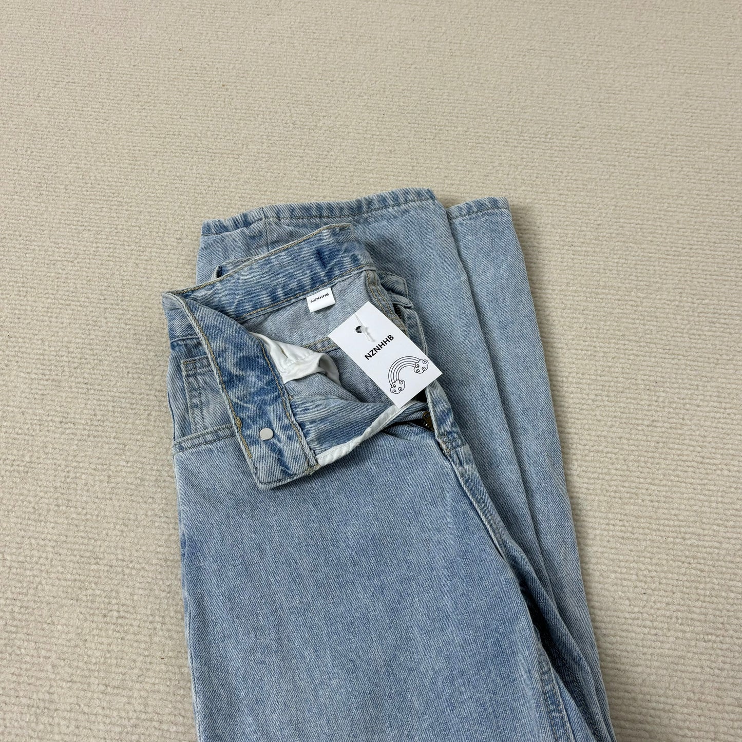NZNHHB Jeans High stretch fabric, comfortable and breathable, easy to move, long time wearing is not easy to deformation