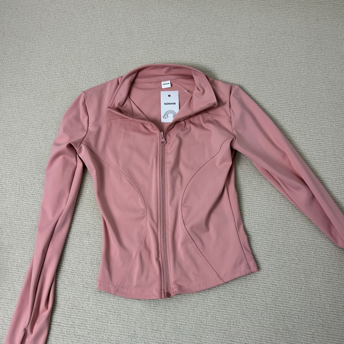 NZNHHB Sweat shirts Hoodies for Women Lightweight Full Zip Up Jackets Long Sleeves Tops Fitted Cropped Sweatshirt
