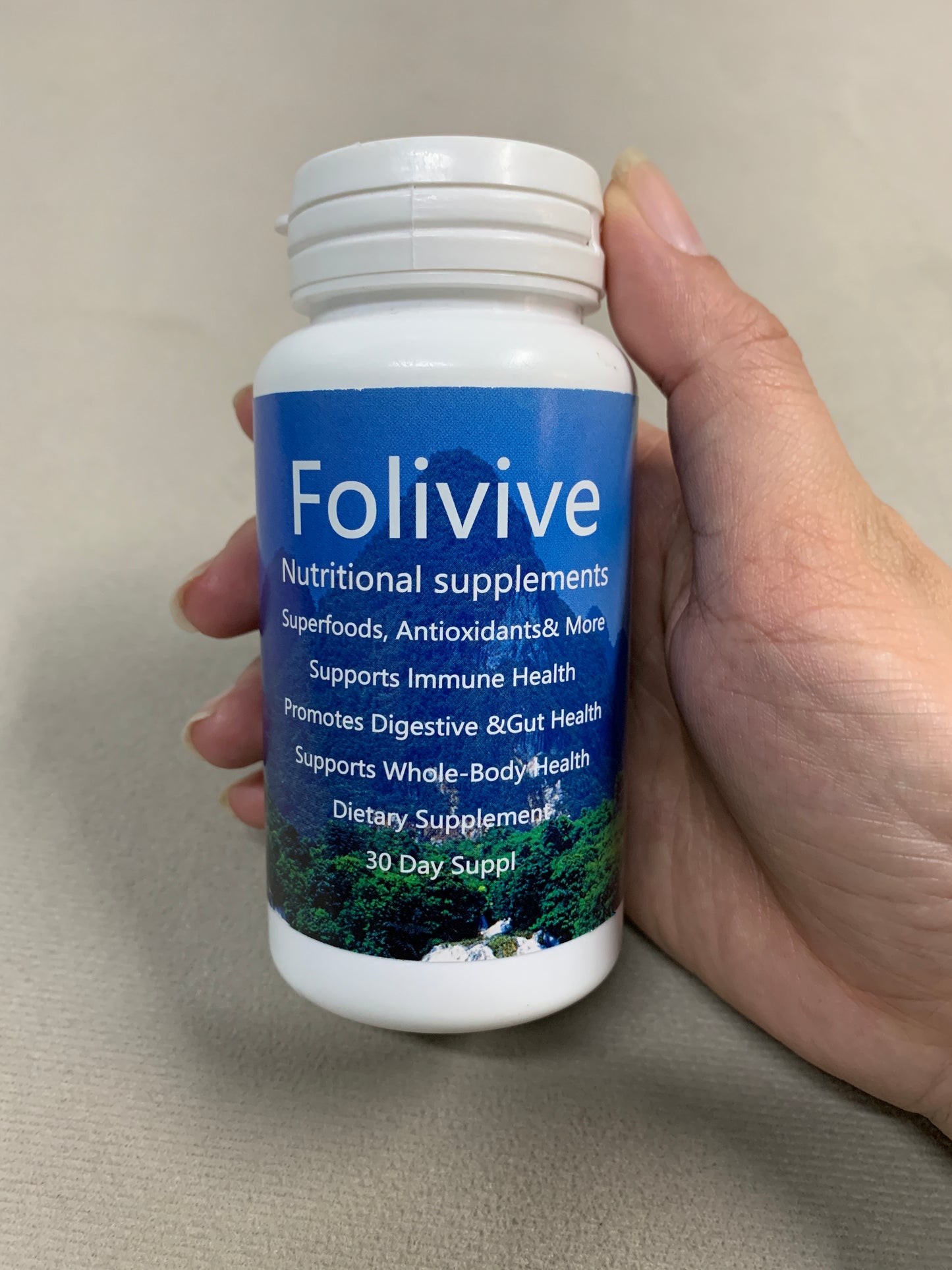 Folivive Nutritional supplements The quick-acting, anti-qi and regular formula promotes regularity and relives bloating in 30 minutes.