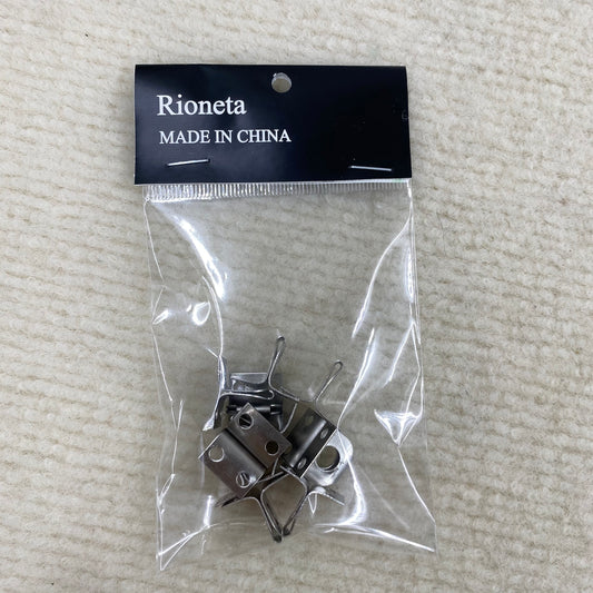 Rioneta Metal bed fittings Bed Frame Connectors with Screws for Headboards Footboards