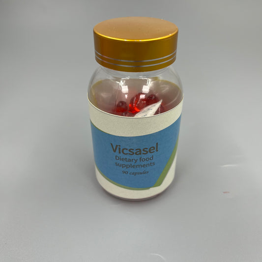 Vicsasel Dietary food supplements Our process: Our raw materials are processed into powder through advanced vacuum cold treatment, and then packaged and bottled