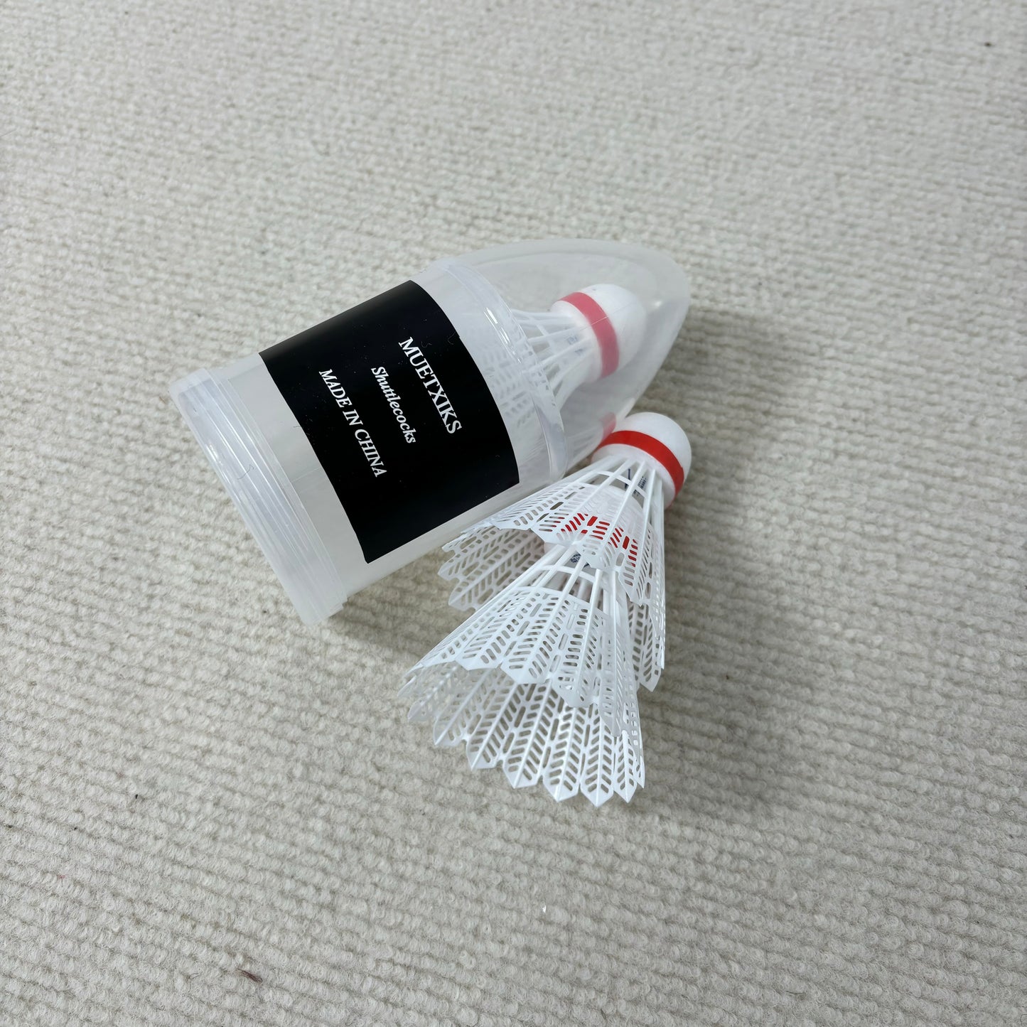 MUETXIKS Shuttlecocks Nylon Bedminton Shuttlecocks for Baseball/Softball Batting Training - Shuttle Balls for Indoor and Outdoor Matches