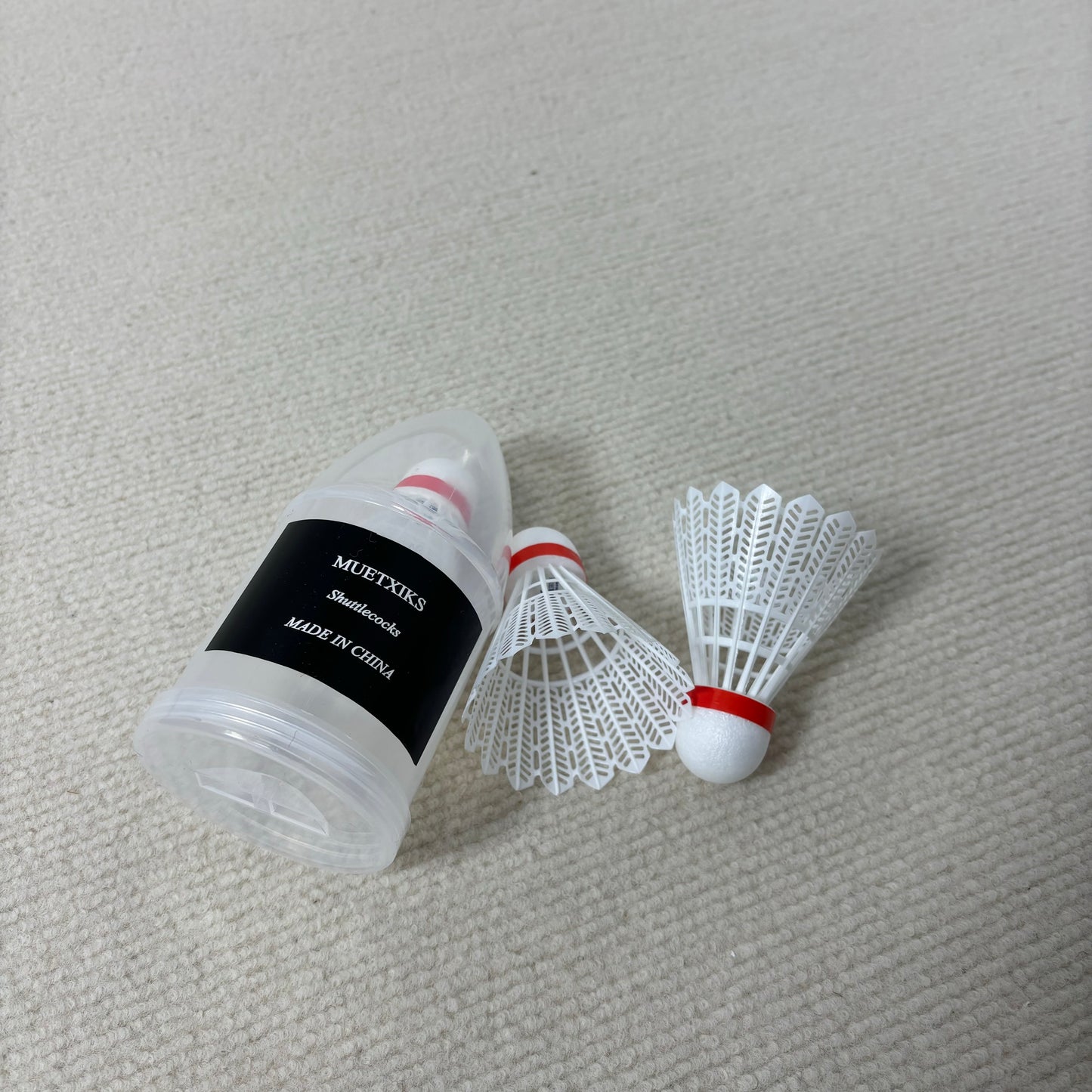 MUETXIKS Shuttlecocks Nylon Bedminton Shuttlecocks for Baseball/Softball Batting Training - Shuttle Balls for Indoor and Outdoor Matches