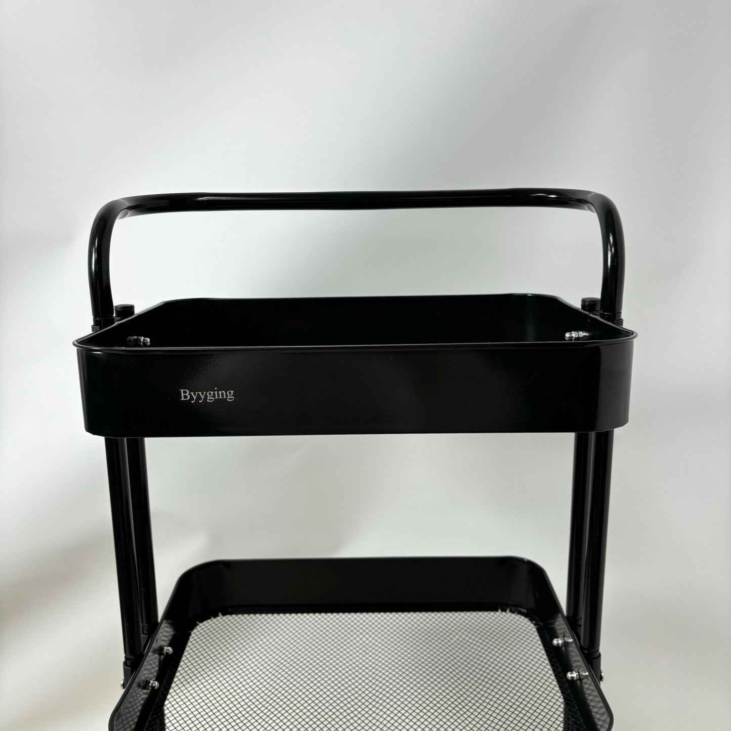 Byyging Bar carts 3 Tier Bar Cart, Liquor Utility Cart for Wine Beverage Dinner Party, Rolling Wine Coffee Drink Serving Cart