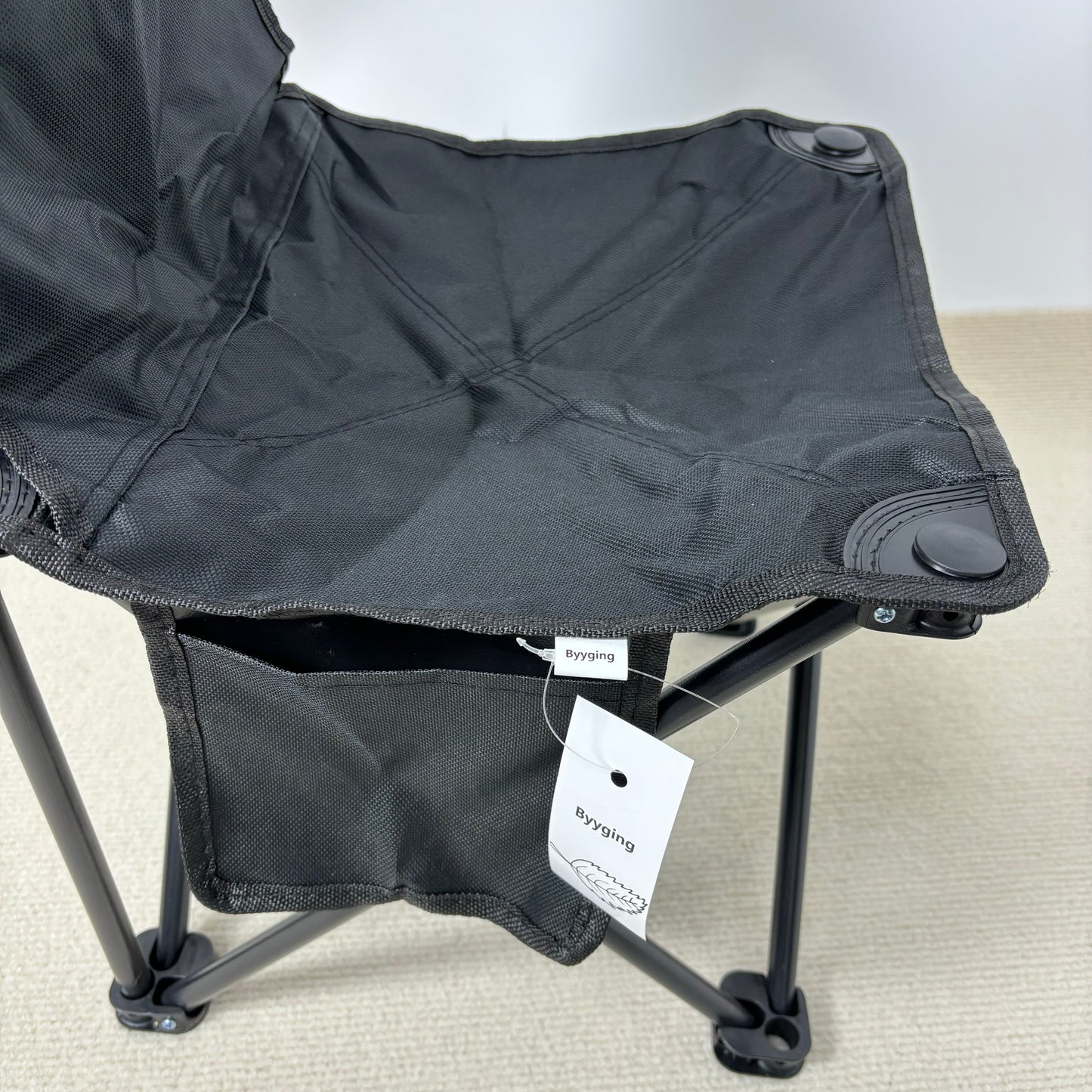 Byyging Camping furniture Folding Camping Chair Oversized Heavy Duty Padded Outdoor Chair