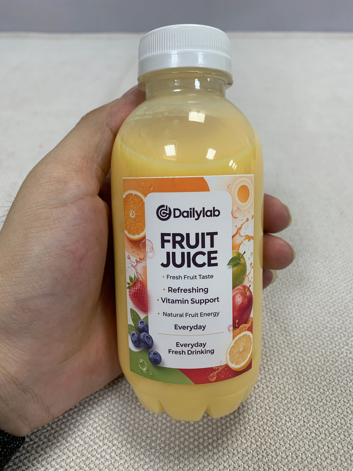 DAILYLAB  Fruit juice  Refreshing Fruit Beverage with Vitamin Support, Ready to Drink Bottled Juice