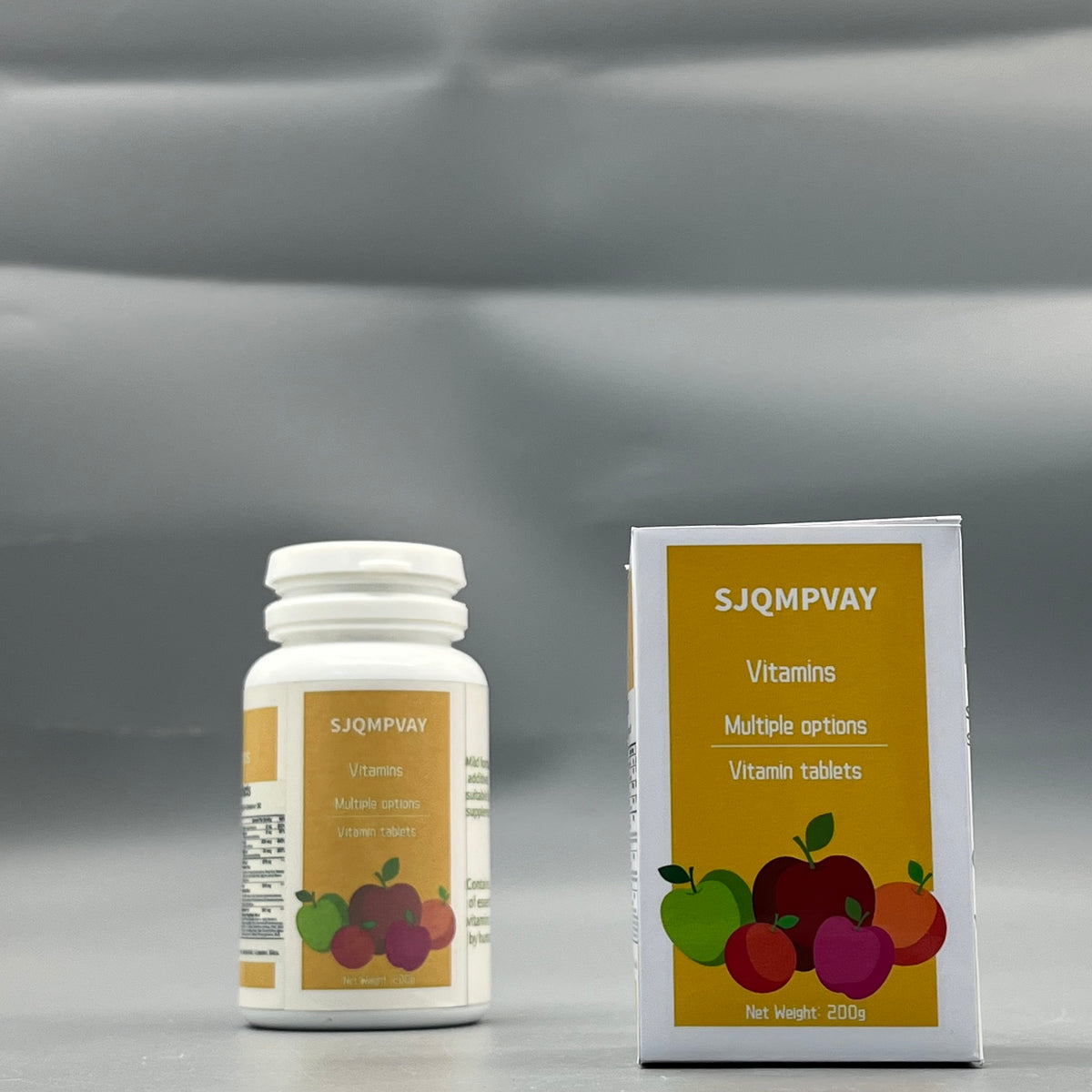 SJQMPVAY Vitamins   daily nutritional supplement, fruit formula for daily body care