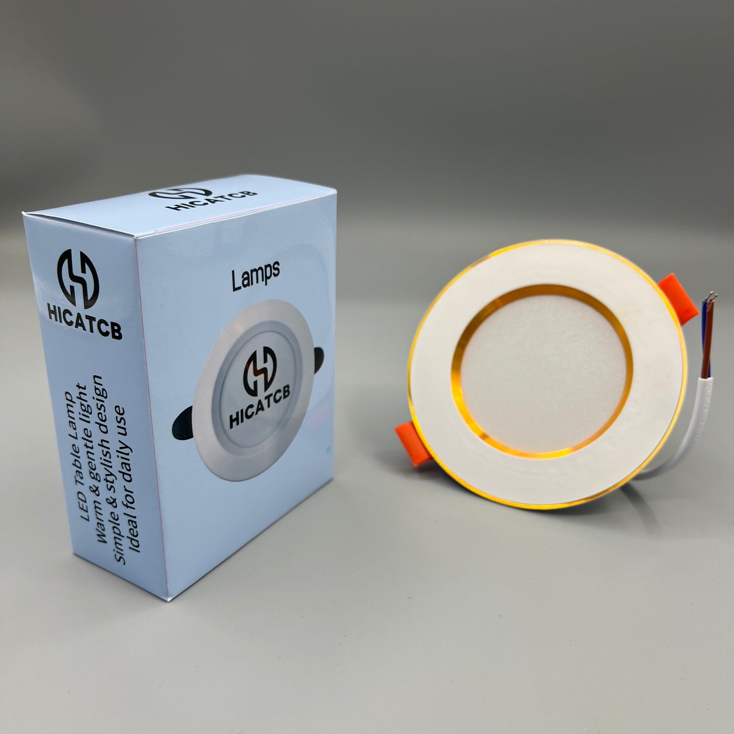 HICATCB LED luminaires fixtures With baffle decoration, suitable for cans that already have C-shaped clam