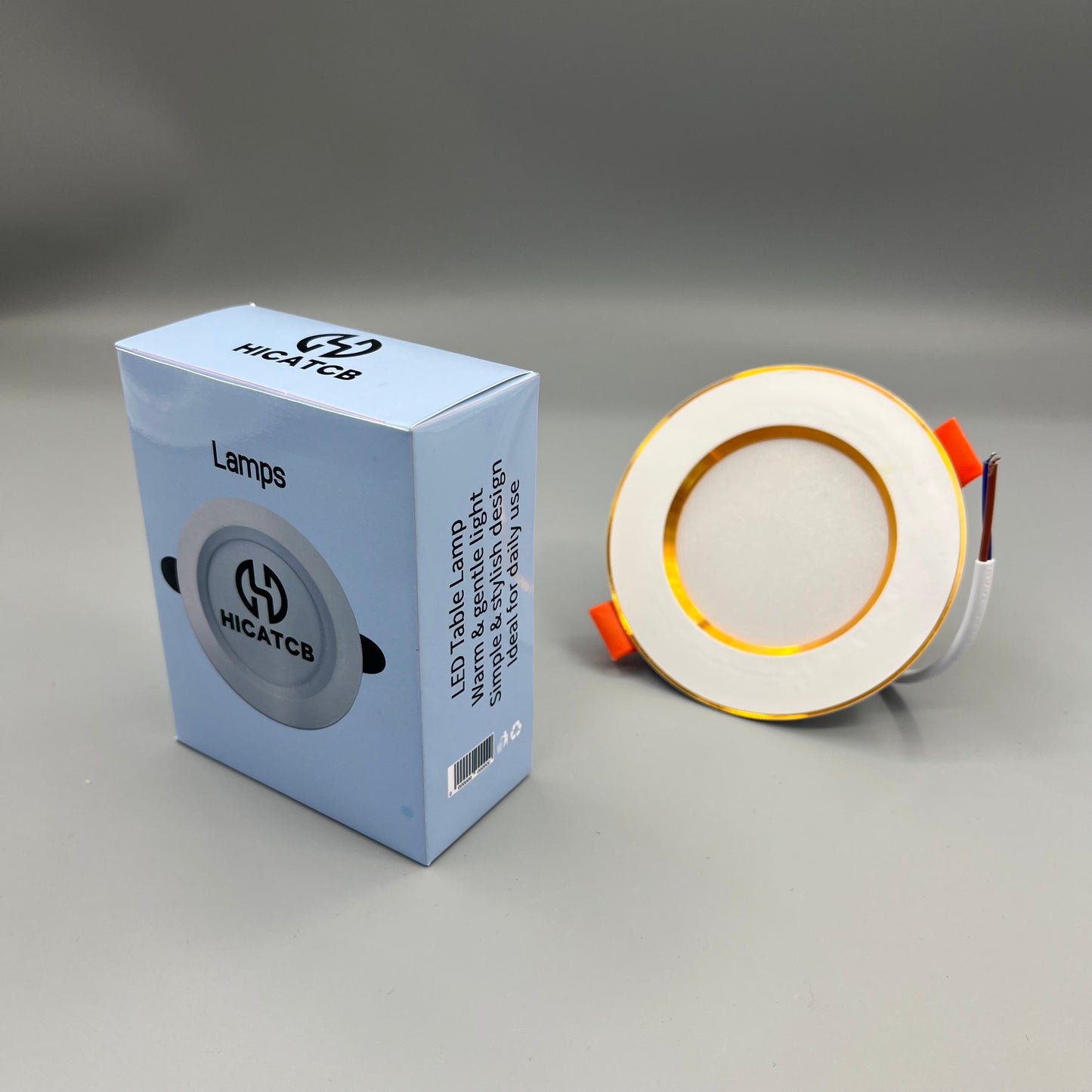 HICATCB LED luminaires fixtures With baffle decoration, suitable for cans that already have C-shaped clam