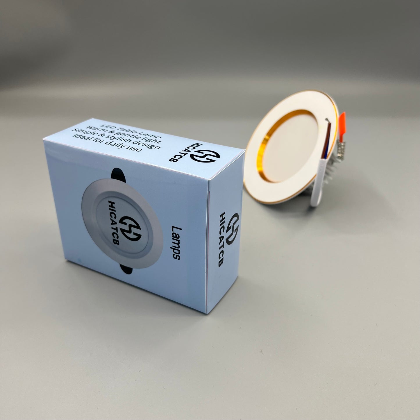 HICATCB LED luminaires fixtures With baffle decoration, suitable for cans that already have C-shaped clam