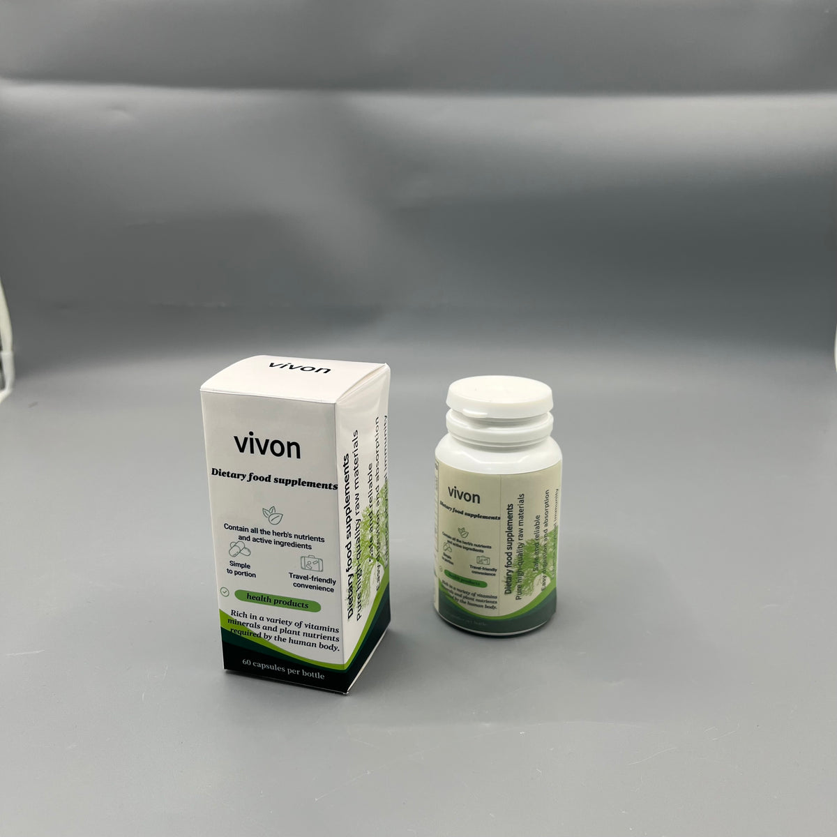 vivon  Dietary food supplements     daily plant‑sourced nutrition supplement