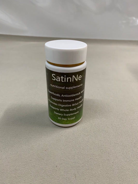 SatinNe nutritional supplements Immune, Digestive & Gut Health - Supports Occasional Constipation, Diarrhea, Gas & Bloating - for Women & Men