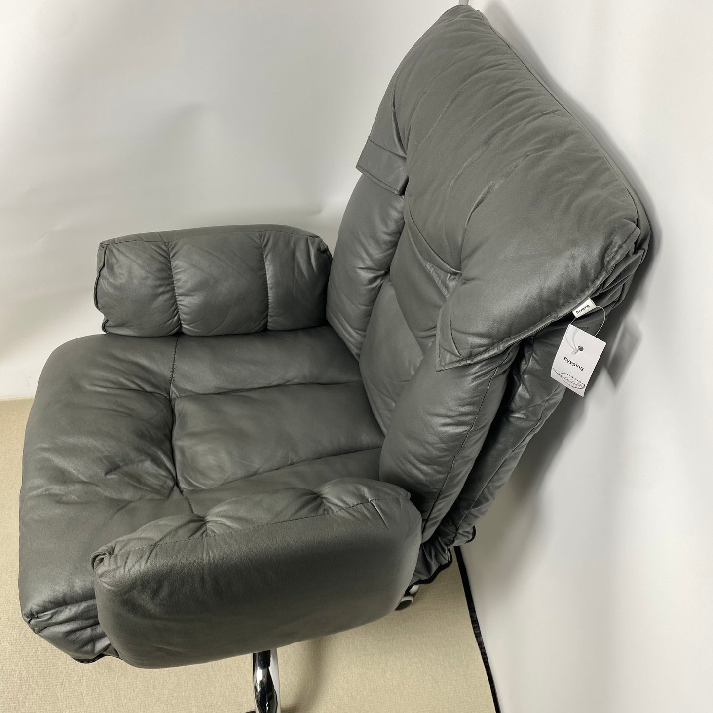 Byyging Office furniture Office Chair Desk Swivel Chair High Back Computer Chair - Adjustable Lumbar Support with Flip-Up