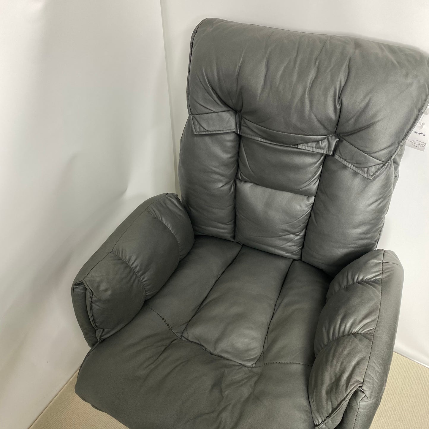 Byyging Office furniture Office Chair Desk Swivel Chair High Back Computer Chair - Adjustable Lumbar Support with Flip-Up
