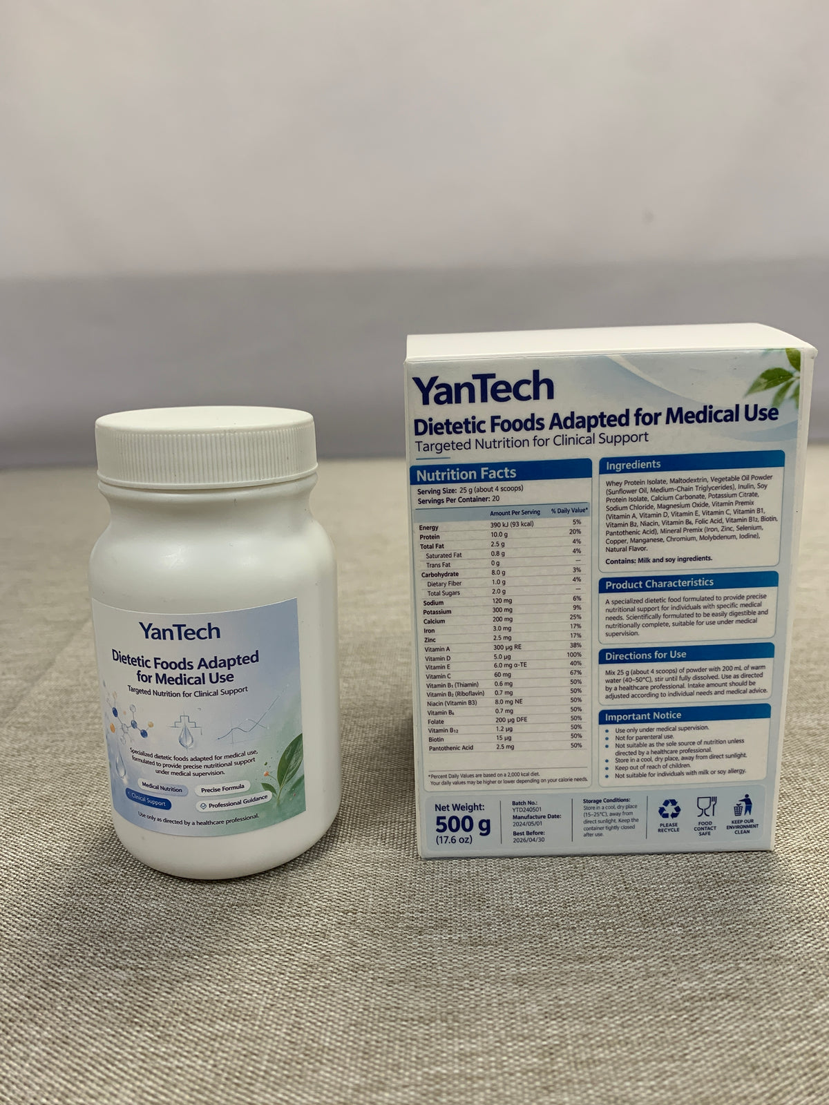 YanTech   Dietetic foods adapted for medical useClinical Targeted Nutritional Supplement for Special Dietary Needs