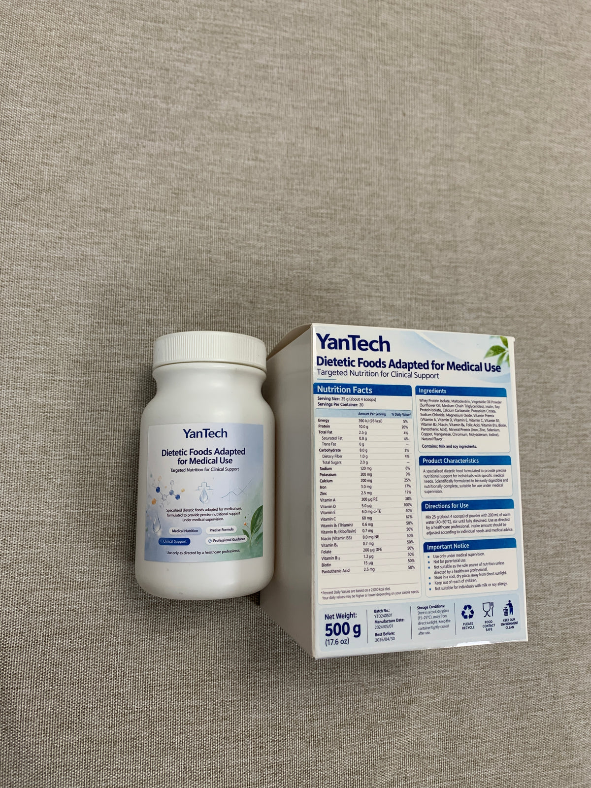 YanTech   Dietetic foods adapted for medical useClinical Targeted Nutritional Supplement for Special Dietary Needs