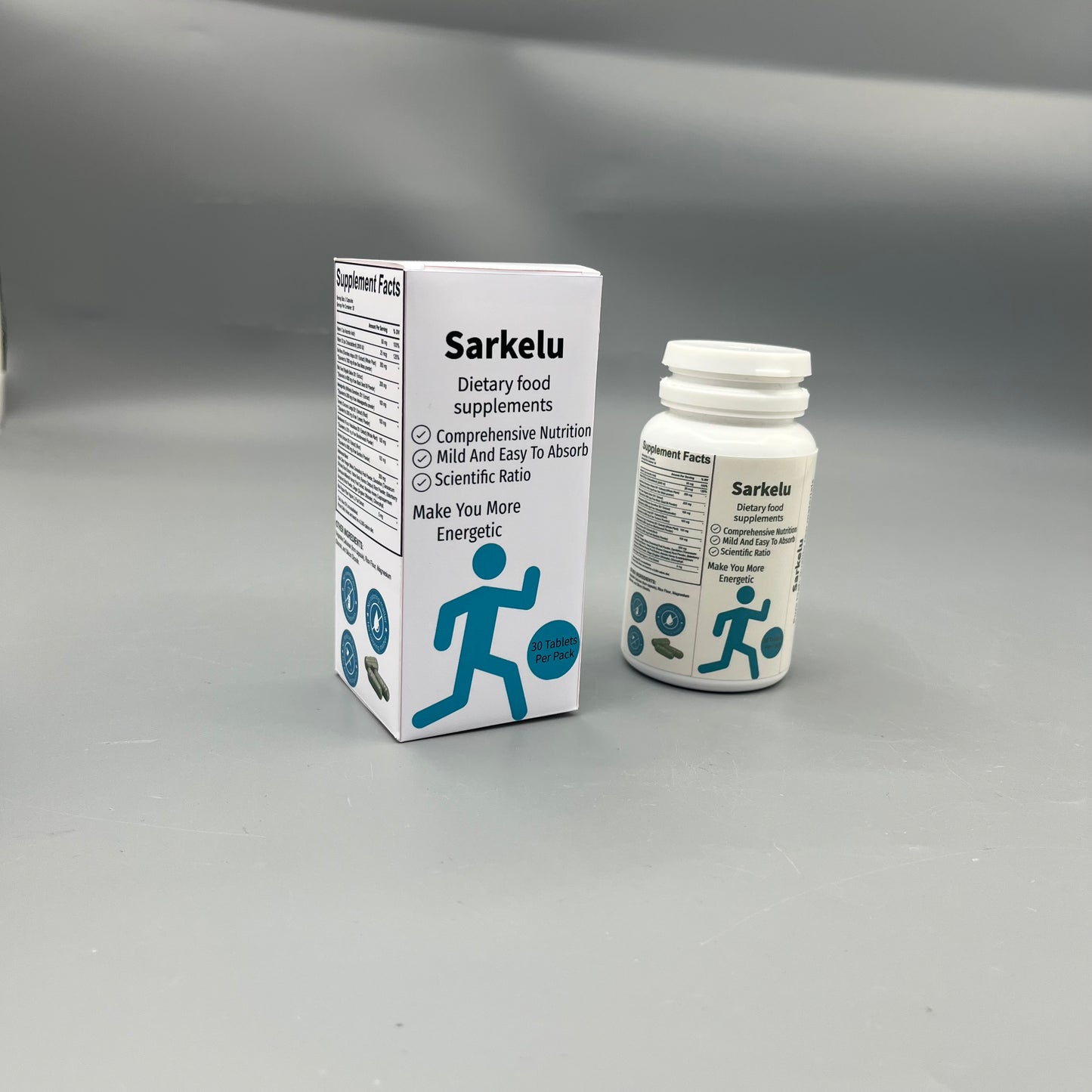 Sarkelu  Dietary food supplements daily nutritional support tablets, comprehensive nutrition dietary supplement for adults