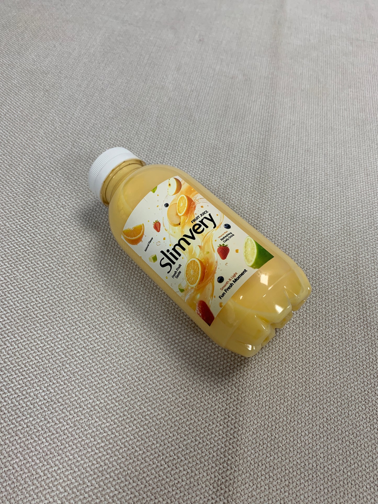 Slimvery fuit julce Natural Fruit Flavor Smooth‑Tasting Drink, Portable Bottled Fruit Drink for Picnic, Travel and Daily Refreshment