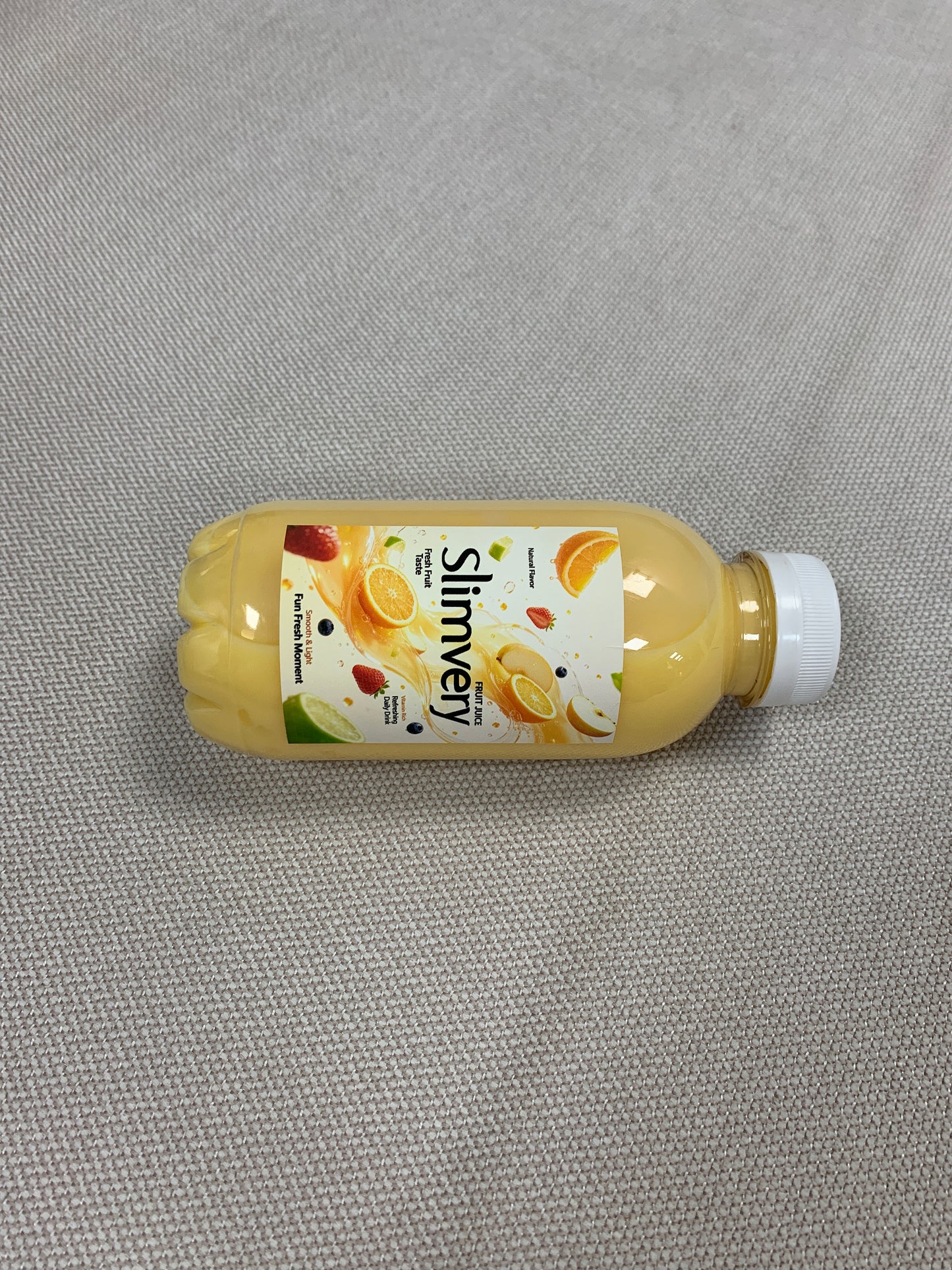 Slimvery fuit julce Natural Fruit Flavor Smooth‑Tasting Drink, Portable Bottled Fruit Drink for Picnic, Travel and Daily Refreshment