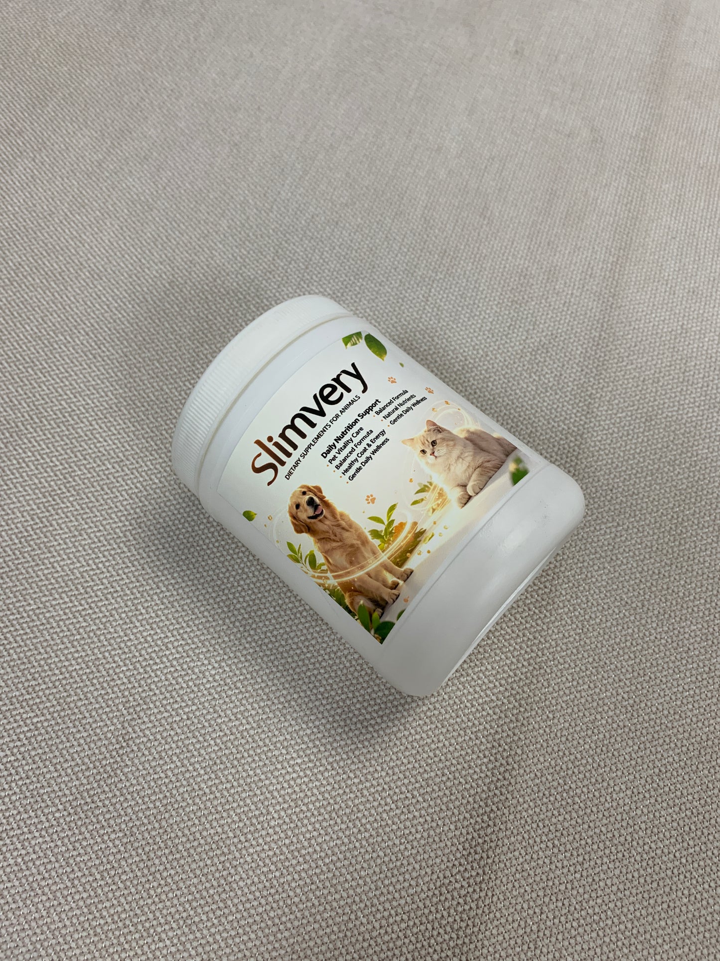 Slimvery dietary supplements for animals Balanced Natural Nutrition Supplement for Dogs and Cats Daily Wellness Care