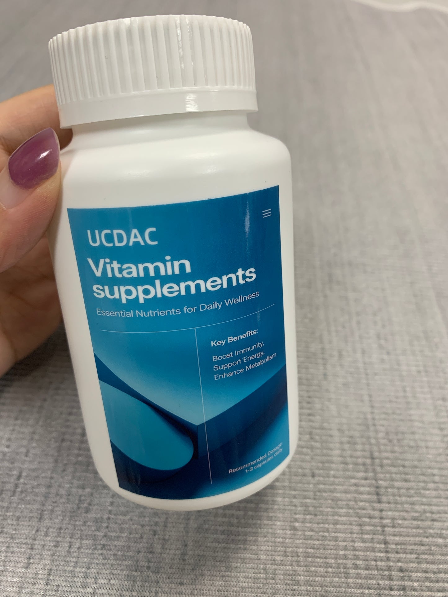 UCDAC Vitamin supplements Daily Multivitamin Mineral Complex, All-Round Immune Support Vitamin Capsules, Natural Daily Vitamin Supplement for Men Women Adults