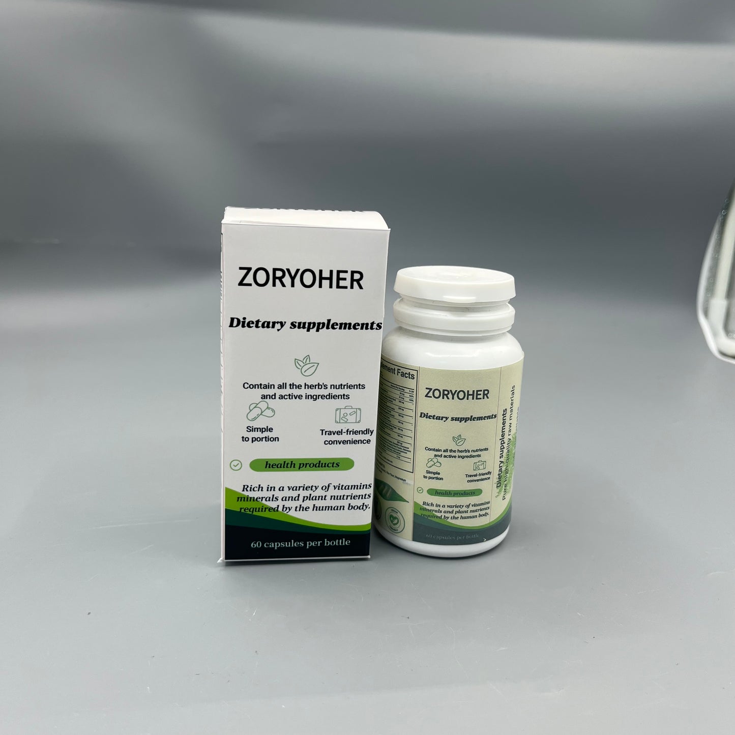 ZORYOHER  Dietary supplements  plant nutrient vitamin mineral capsules, daily oral health supplement for adults