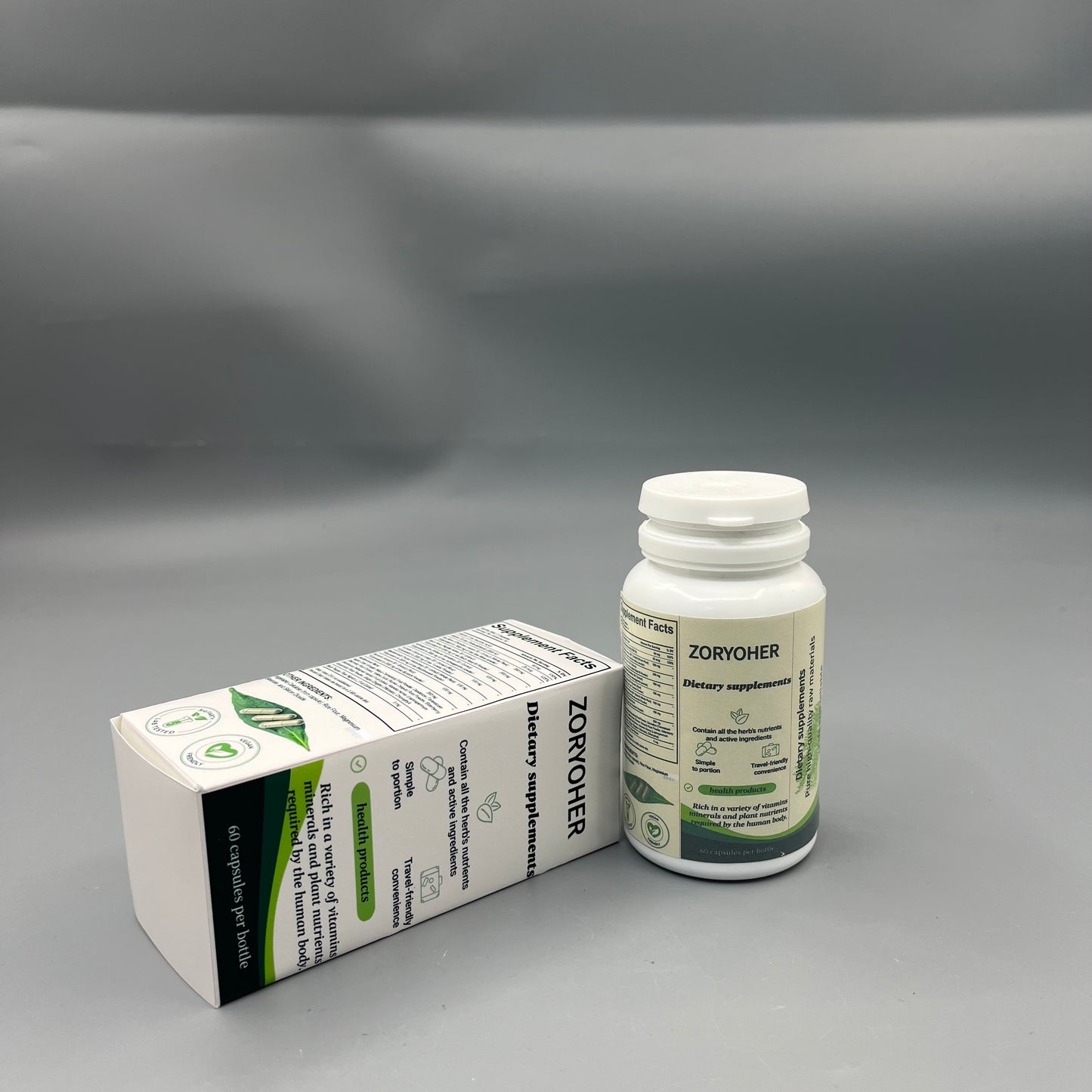 ZORYOHER  Dietary supplements  plant nutrient vitamin mineral capsules, daily oral health supplement for adults