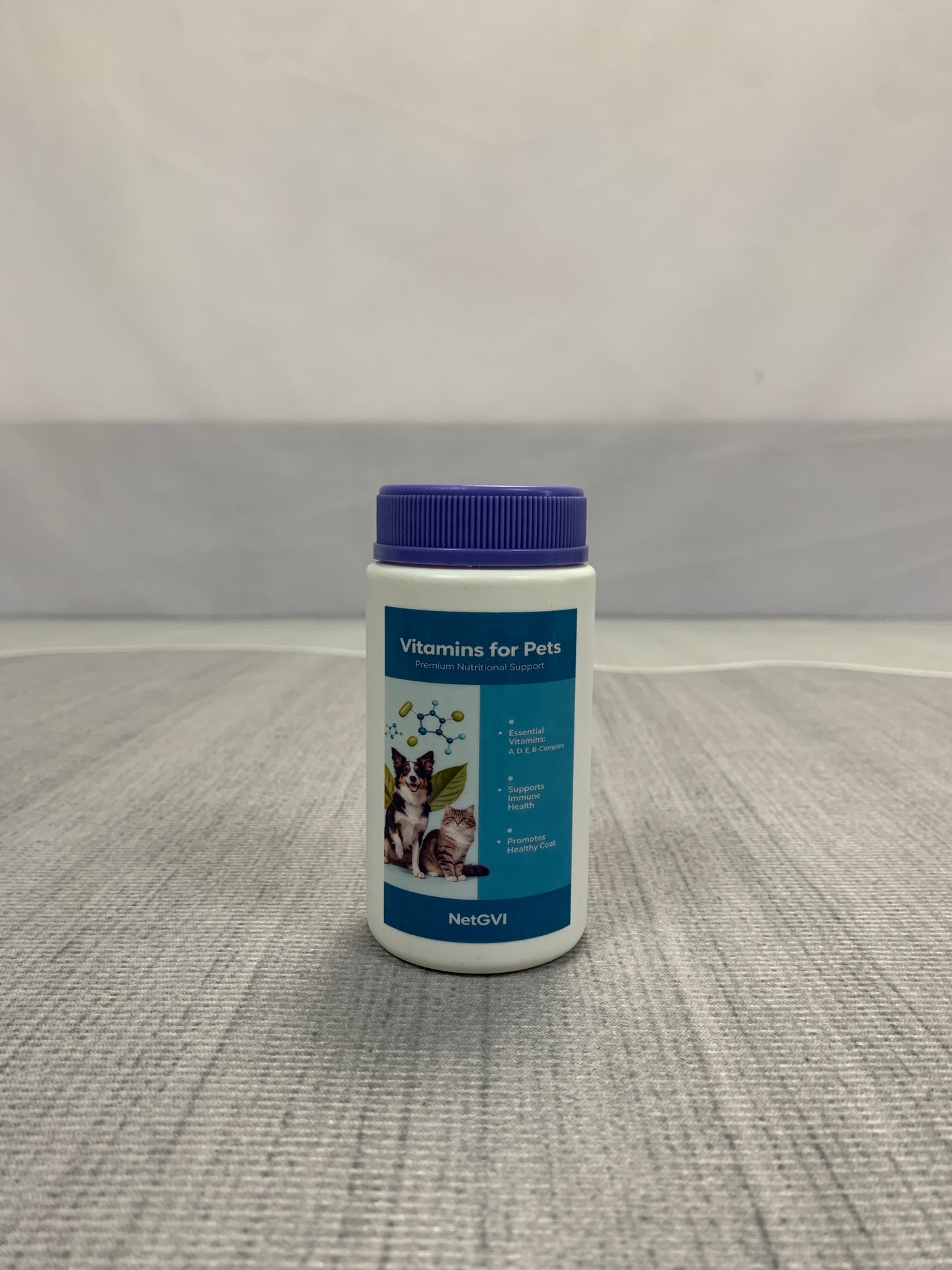 NetGVI Vitamins for pets Multivitamin Nutritional Supplements, Daily Health Care Vitamin Tablets for Dogs Cats Small Animals