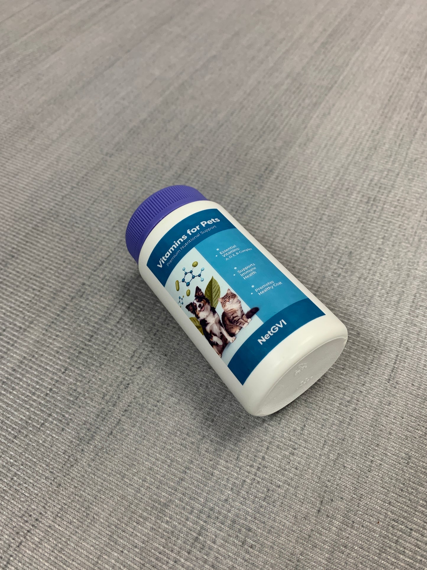 NetGVI Vitamins for pets Multivitamin Nutritional Supplements, Daily Health Care Vitamin Tablets for Dogs Cats Small Animals
