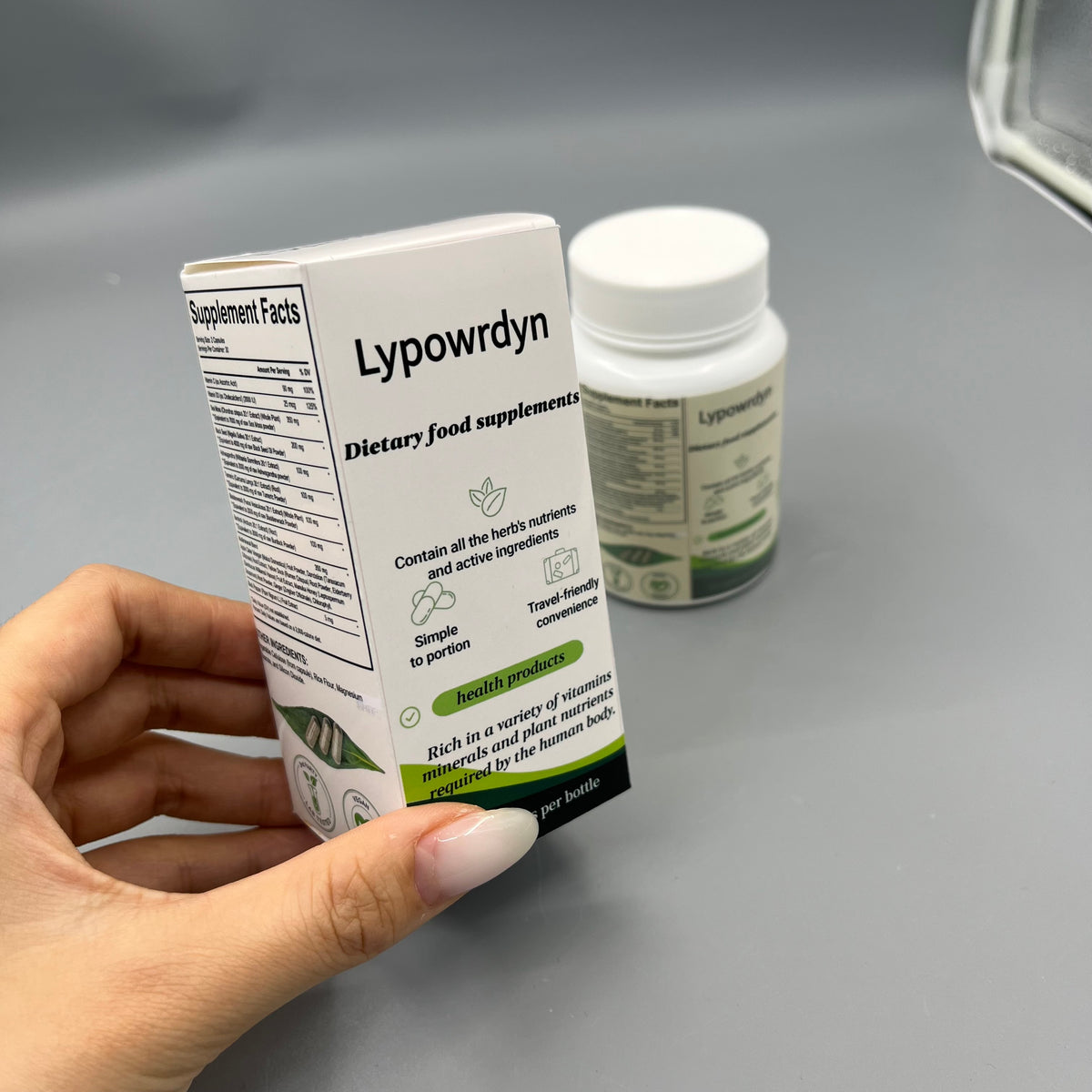 Lypowrdyn  Dietary food supplements Multi Vitamins & Plant Minerals Capsules, 60 Capsules Per Bottle for Daily Nutrient Support