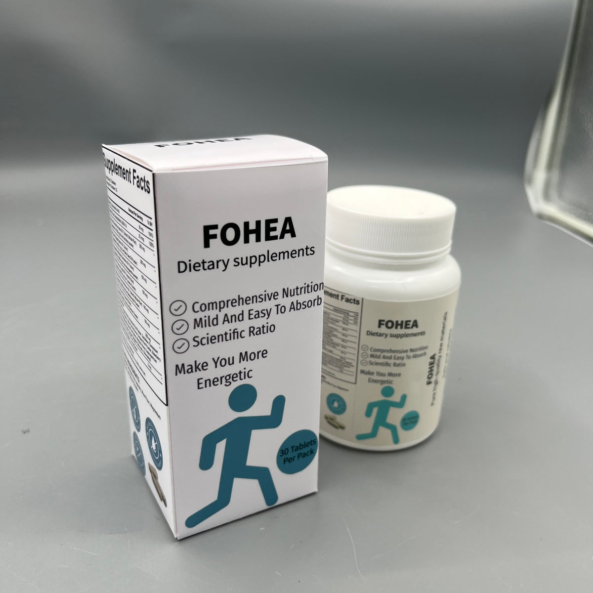 FOHEA  Dietary supplements Comprehensive Nutrition Tablets, Mild & Easy to Absorb, Scientific Ratio Nutritional Support, 30 Tablets Per Bottle