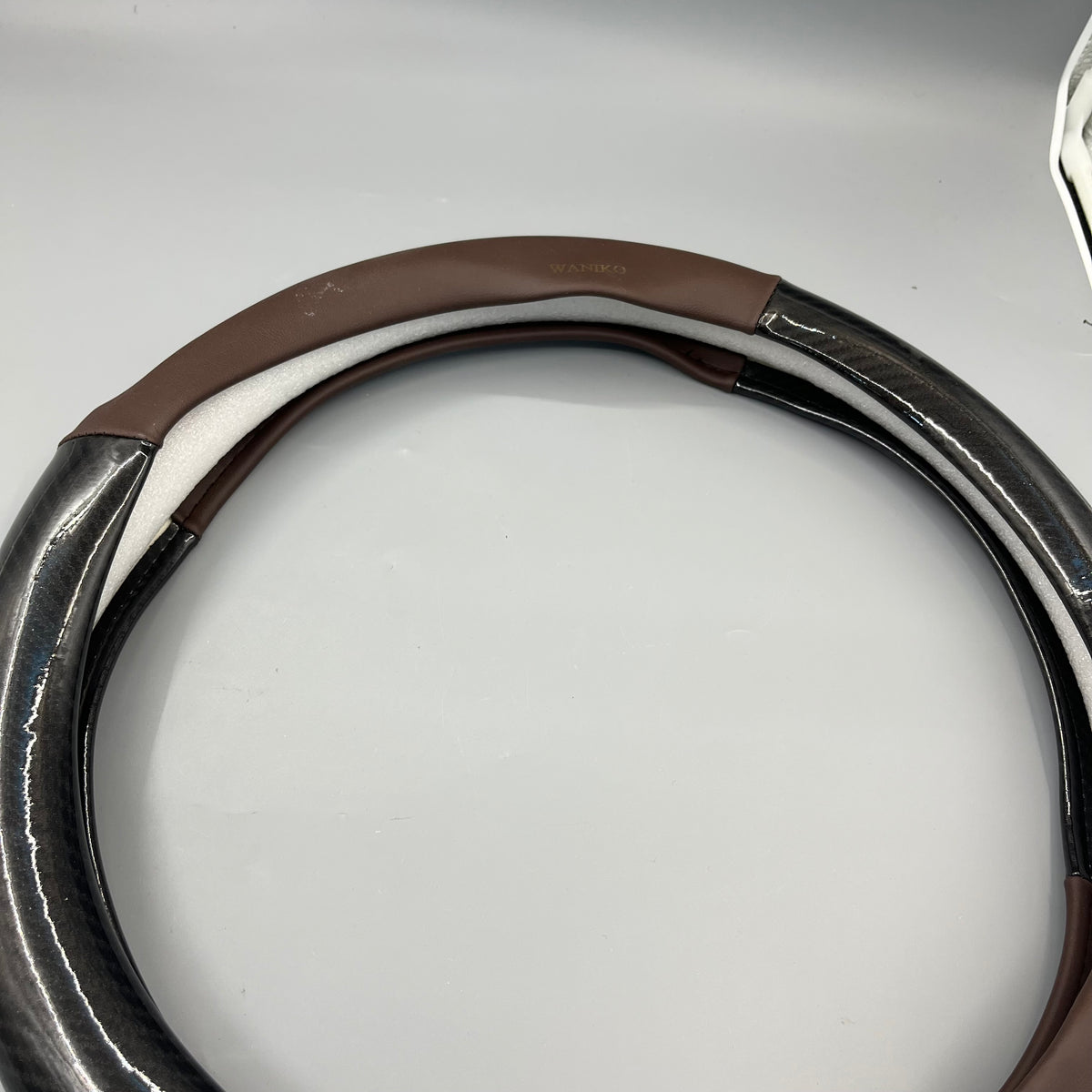WANIKO   Steering wheel covers for automobiles Soft Leather Steering Wheel Protector, Anti Slip Auto Steering Wheel Cover for Universal Car Steering Wheels