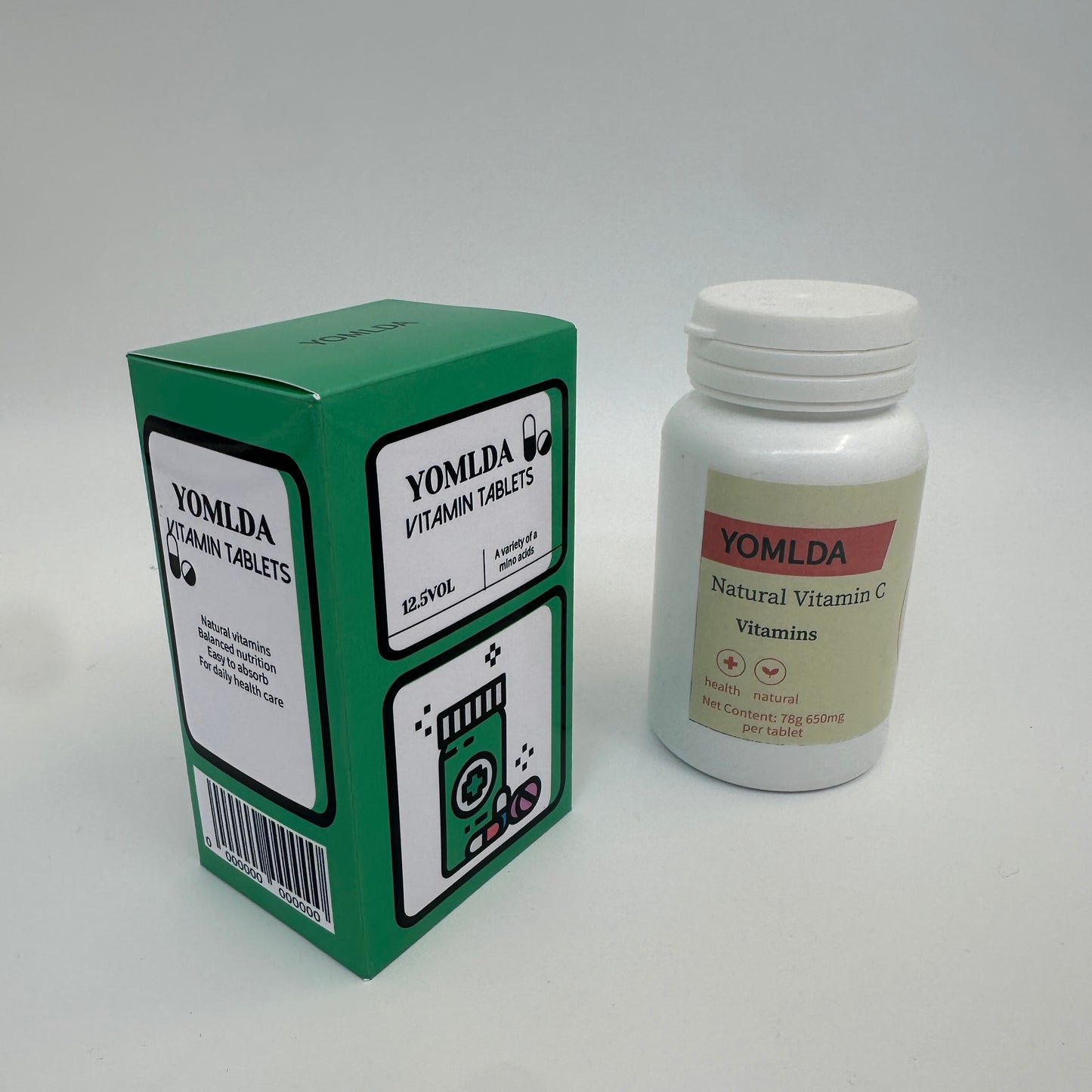 YOMLDA Vitamins healthy growth and development, immune health, energy and concentration, healthy vision, as well as healthy skin and hair