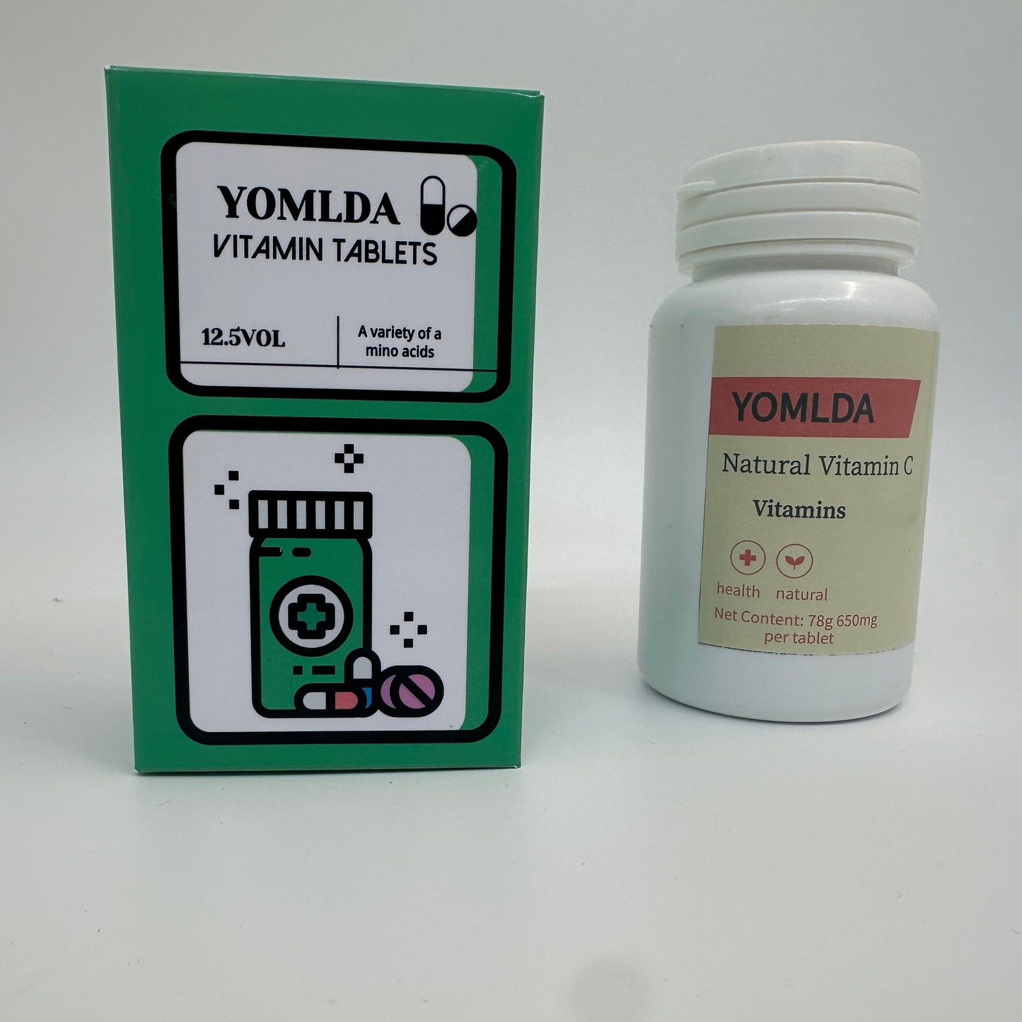 YOMLDA Vitamins healthy growth and development, immune health, energy and concentration, healthy vision, as well as healthy skin and hair