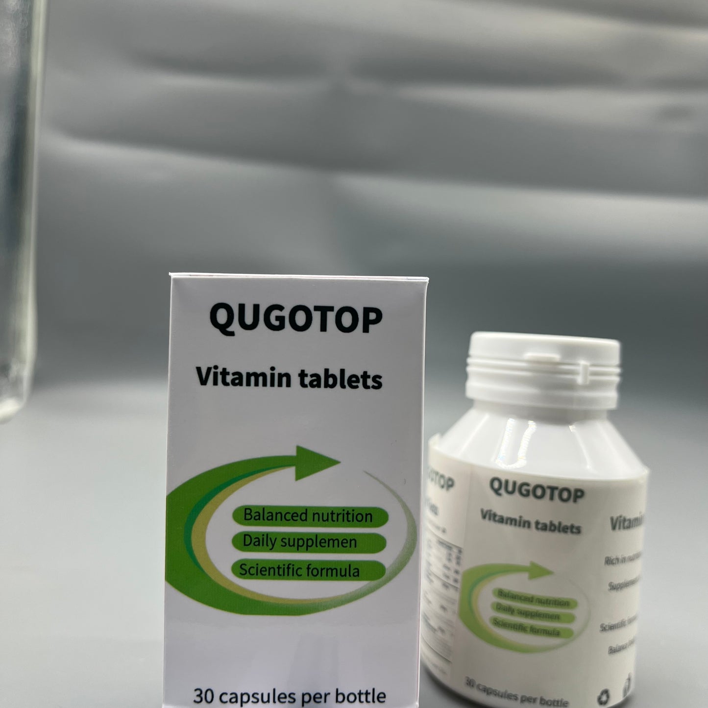 QUGOTOP  Vitamin tablets Scientific Formula Daily Multivitamin Supplement Capsules for Adults