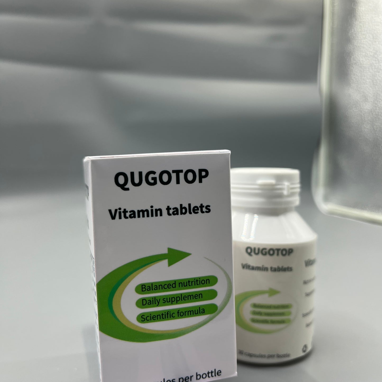 QUGOTOP  Vitamin tablets Scientific Formula Daily Multivitamin Supplement Capsules for Adults