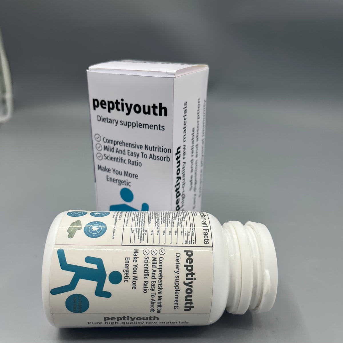 peptiyouth  Dietary supplements, Comprehensive Nutrition Tablets with Scientific Ratio, Mild & Easy to Absorb, 30 Tablets Per Pack