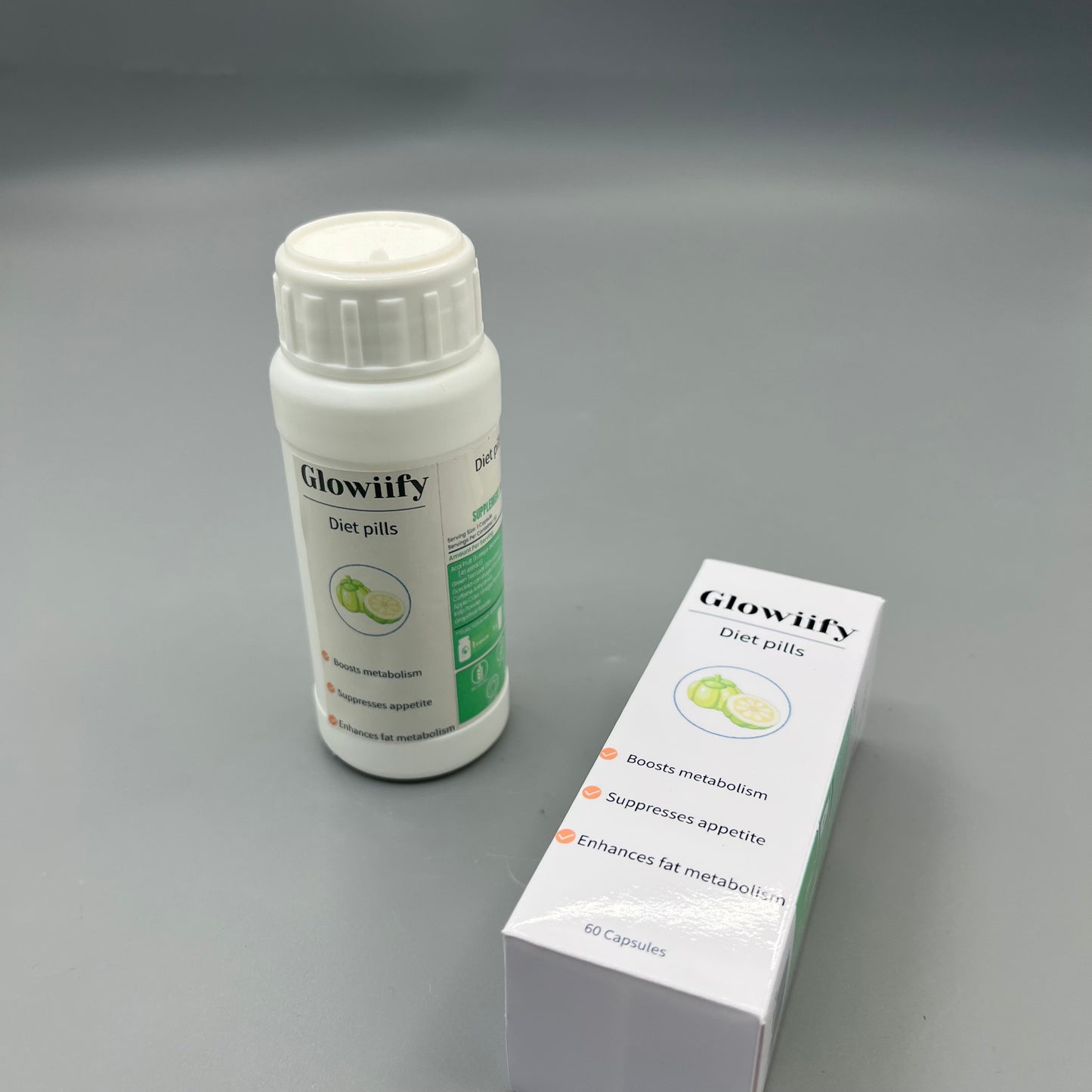 Glowiify Diet pills Garcinia Cambogia Extract Metabolism Boost Appetite Suppress Capsule
