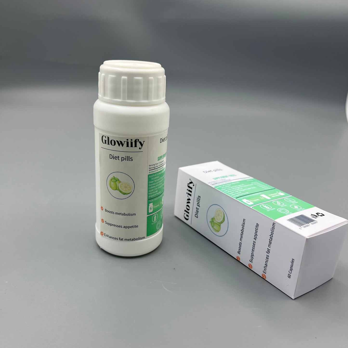 Glowiify Diet pills Garcinia Cambogia Extract Metabolism Boost Appetite Suppress Capsule
